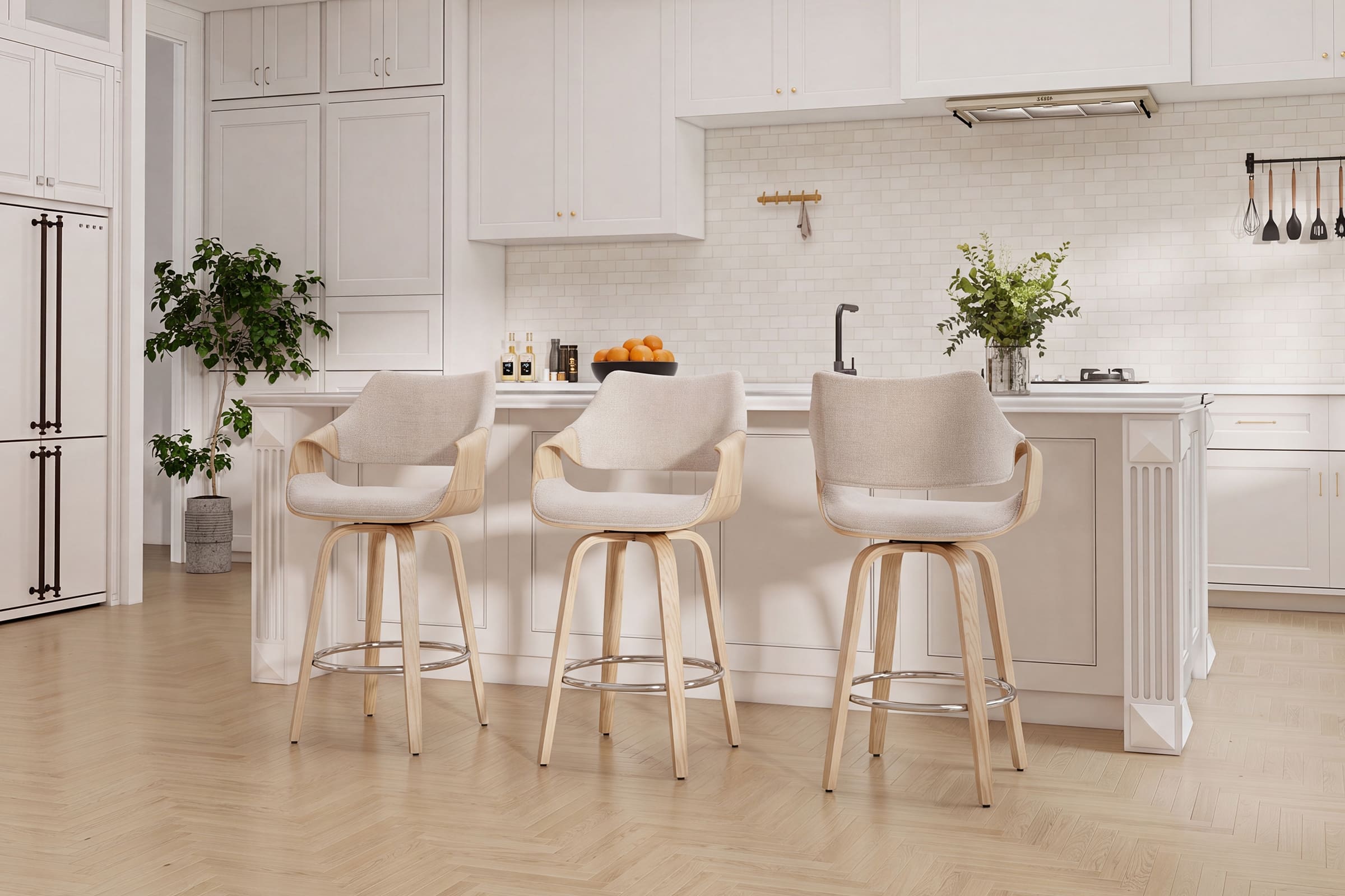 Chairus Swivel Stools for Kitchen Island