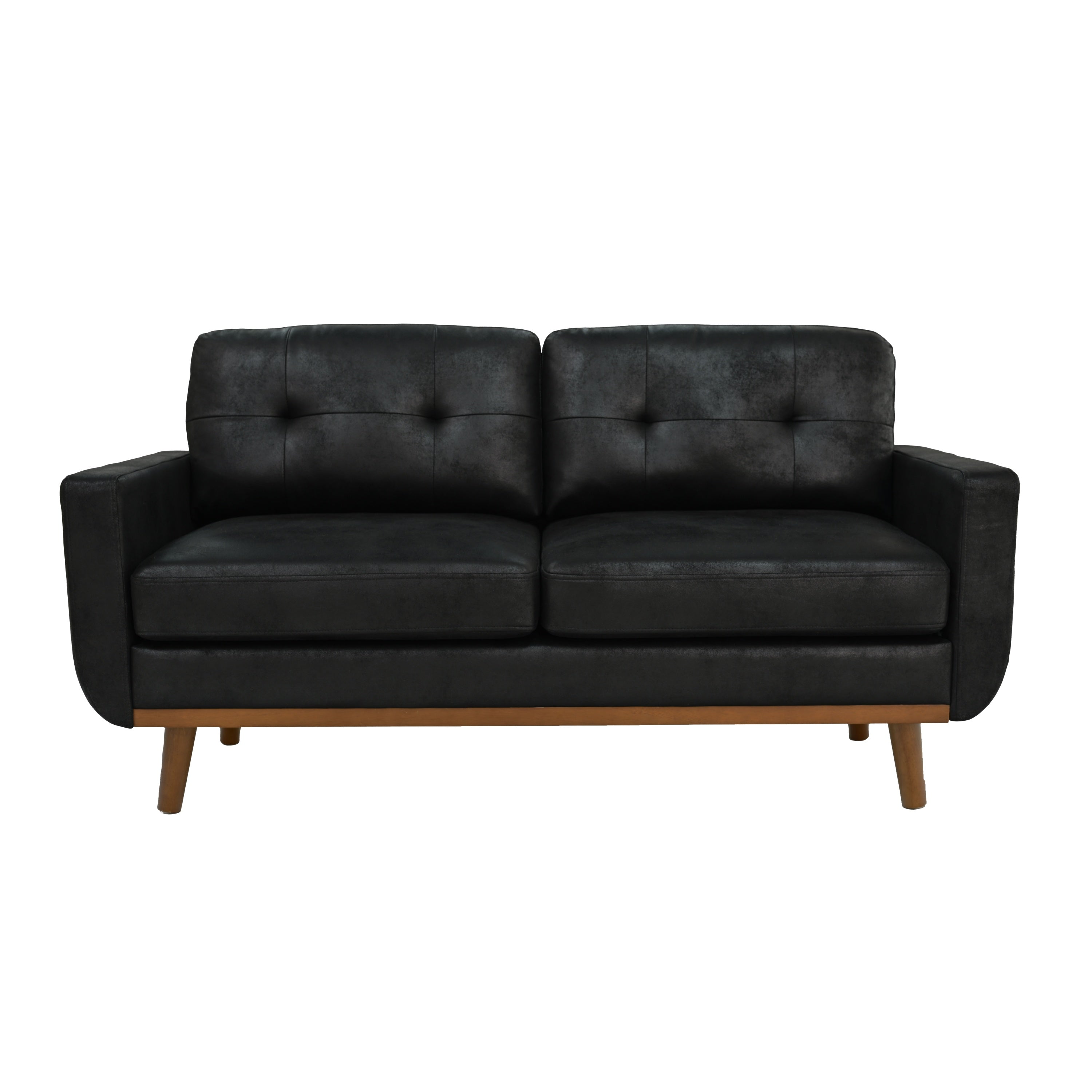 65"W Mid-Century Breathable 2-Seat Sofa