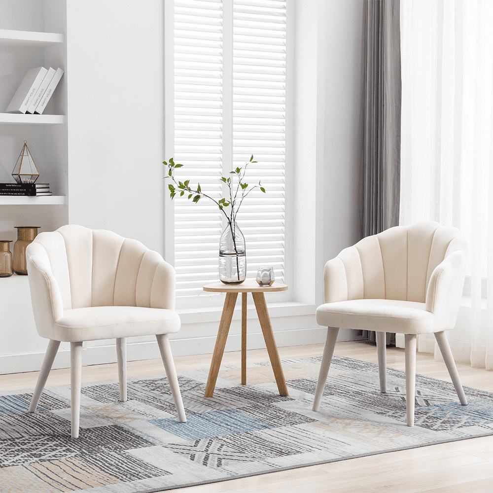 ZH4YOU Velvet Dining Chairs Set of 2 - 7753DC
