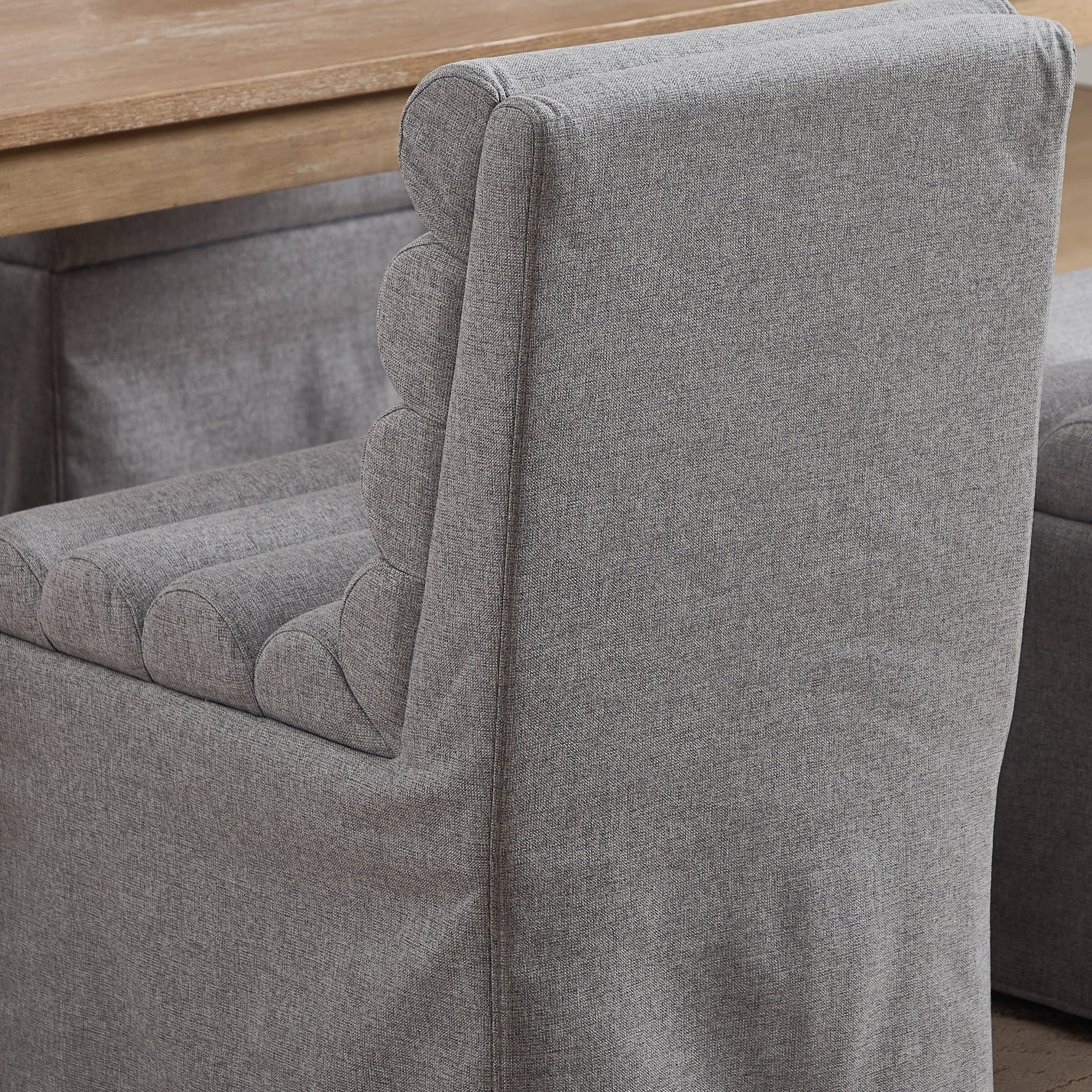 KMAX Parsons Dining Chairs Set of 2 with Cylindrical Cushion - 10127DC