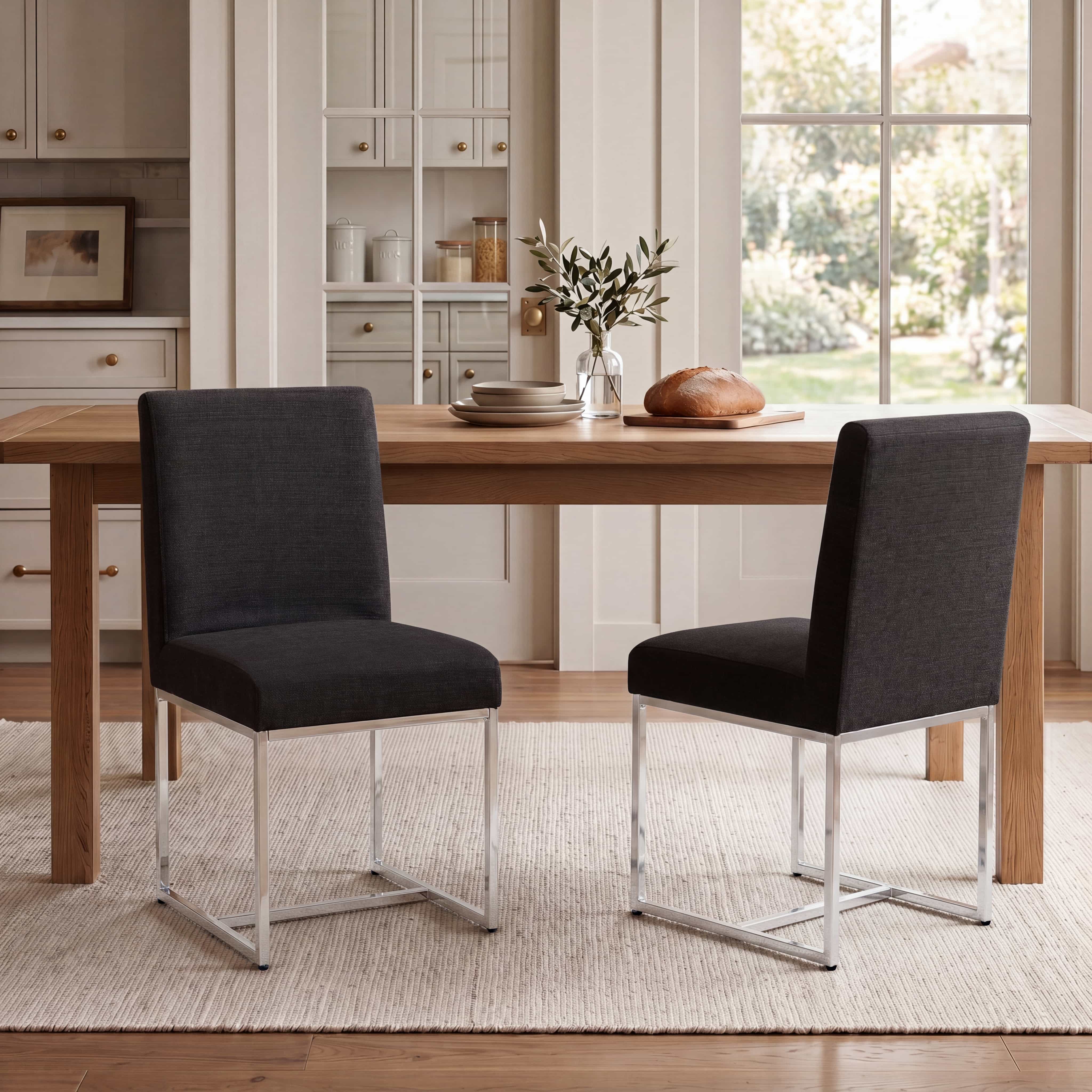 Modern Upholstered Dining Chairs Set of 2 - 1488DC