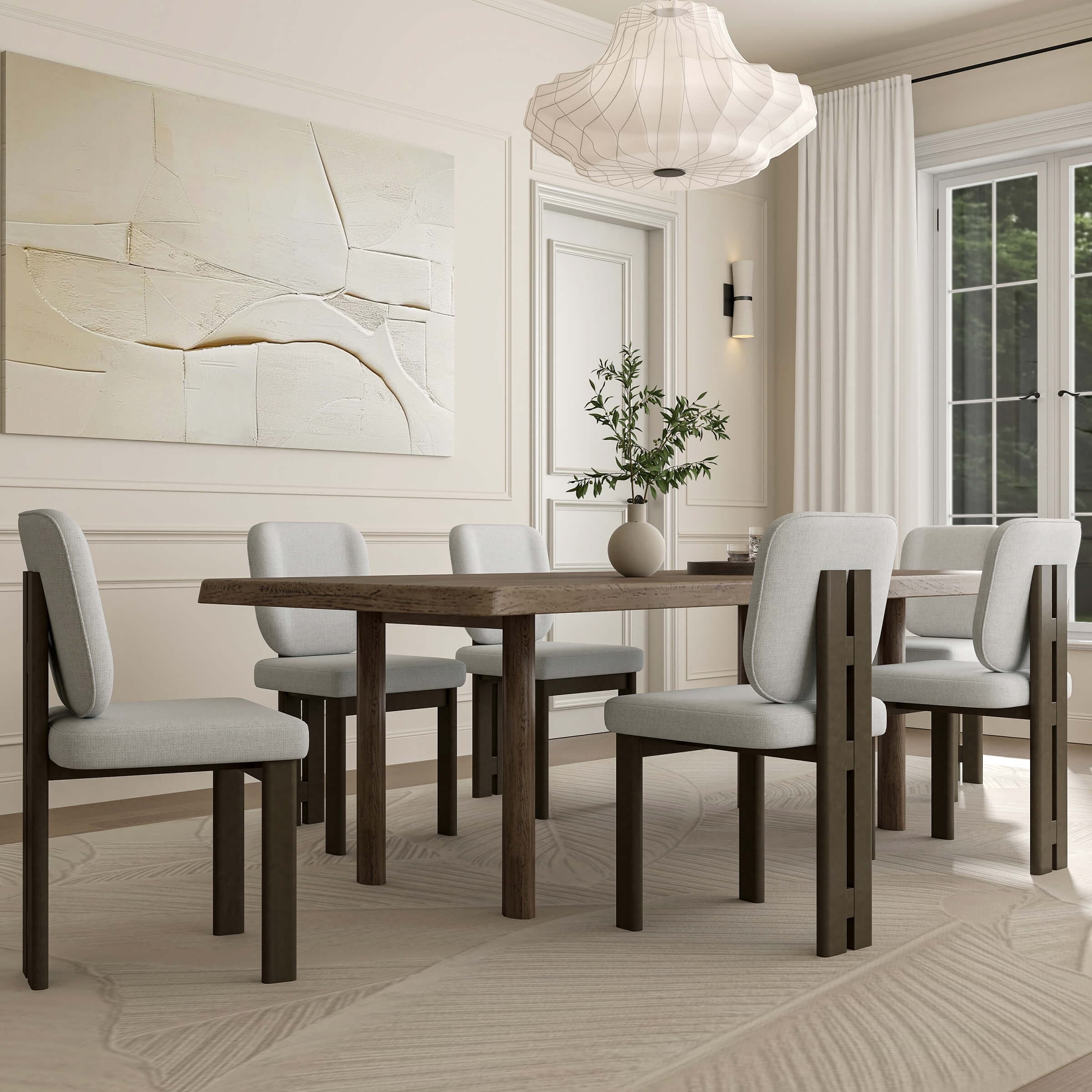 VESCASA Modern Upholstered Dining Chairs Set of 2 – X5517DC