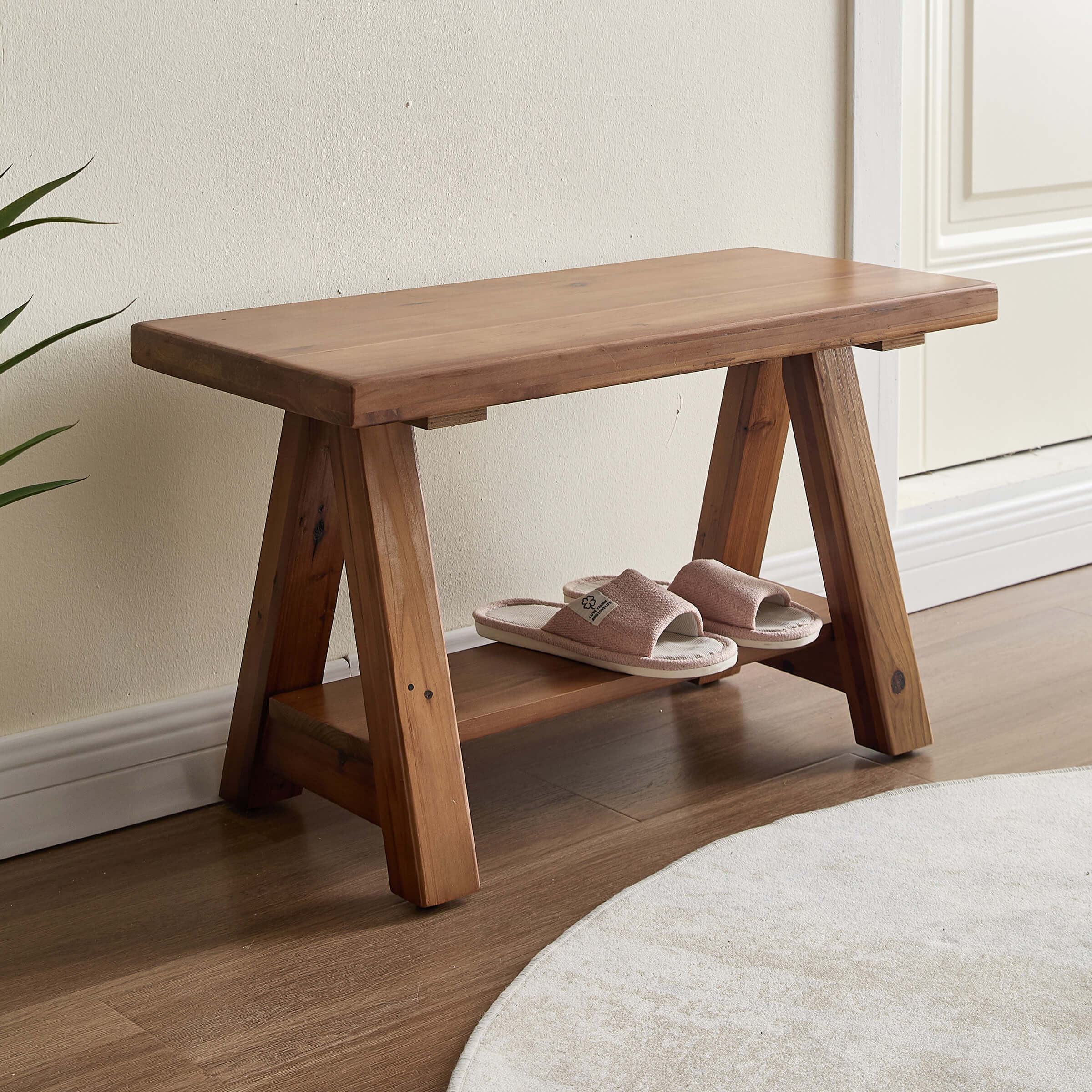 KMAX Wooden Storage Bench - 23893BH