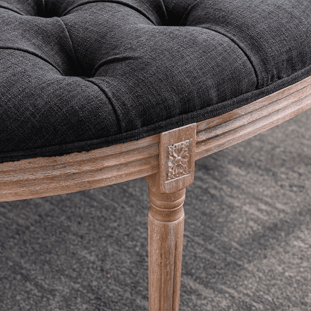 Kmax 55" Mid Century Tufted Fabric Bench - 2162BH