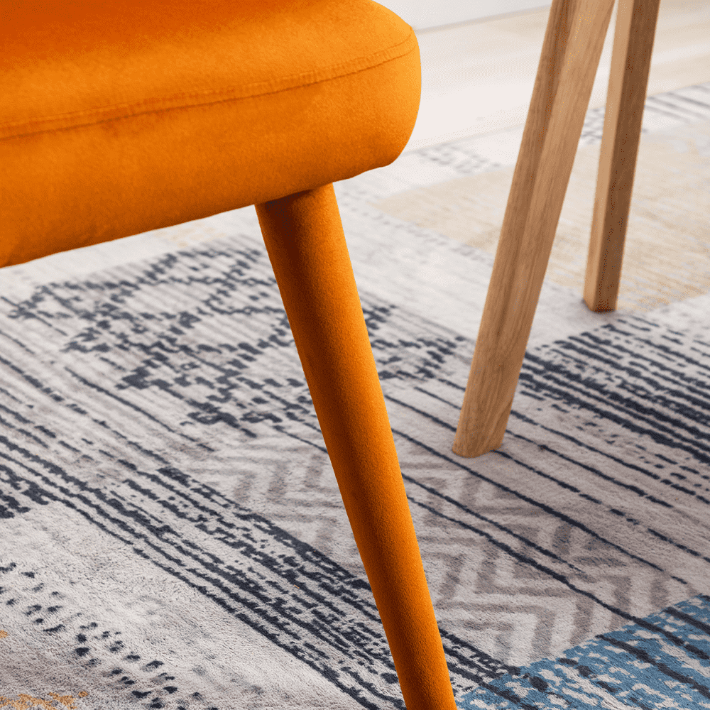 ZH4YOU Velvet Dining Chairs Set of 2 - 7753DC