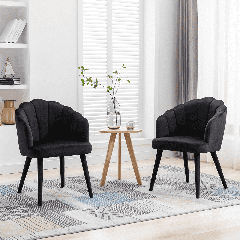 ZH4YOU Velvet Dining Chairs Set of 2 - 7753DC