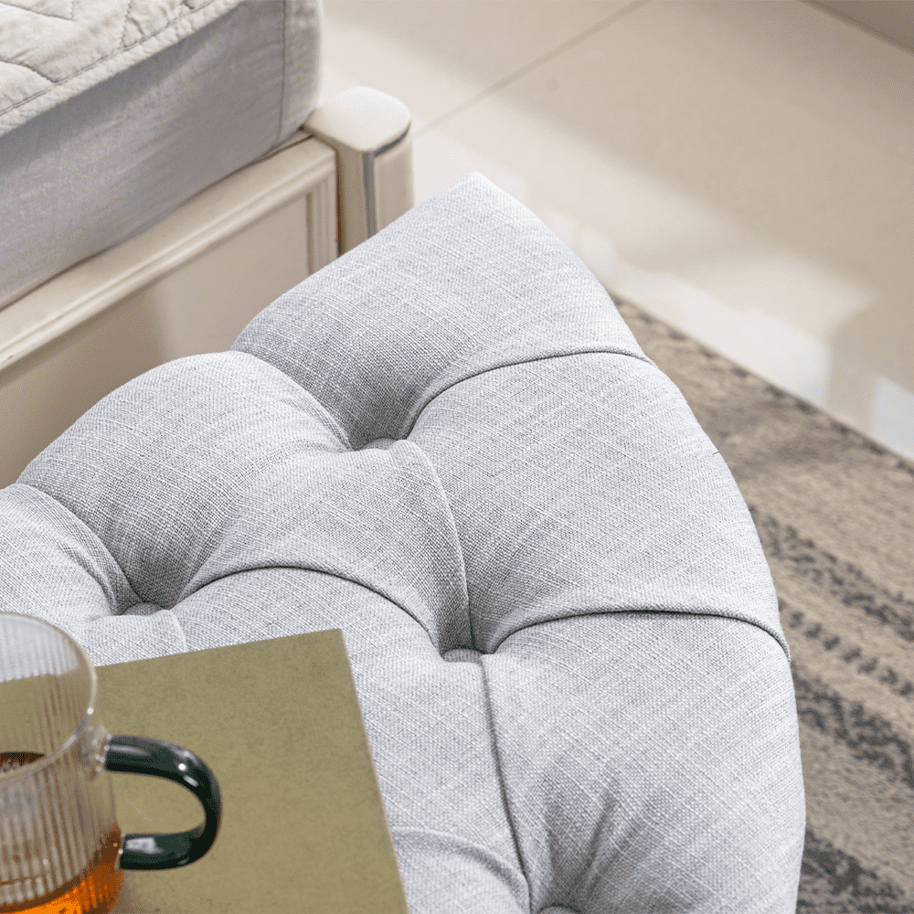 Kmax 55" Mid Century Tufted Fabric Bench - 2162BH