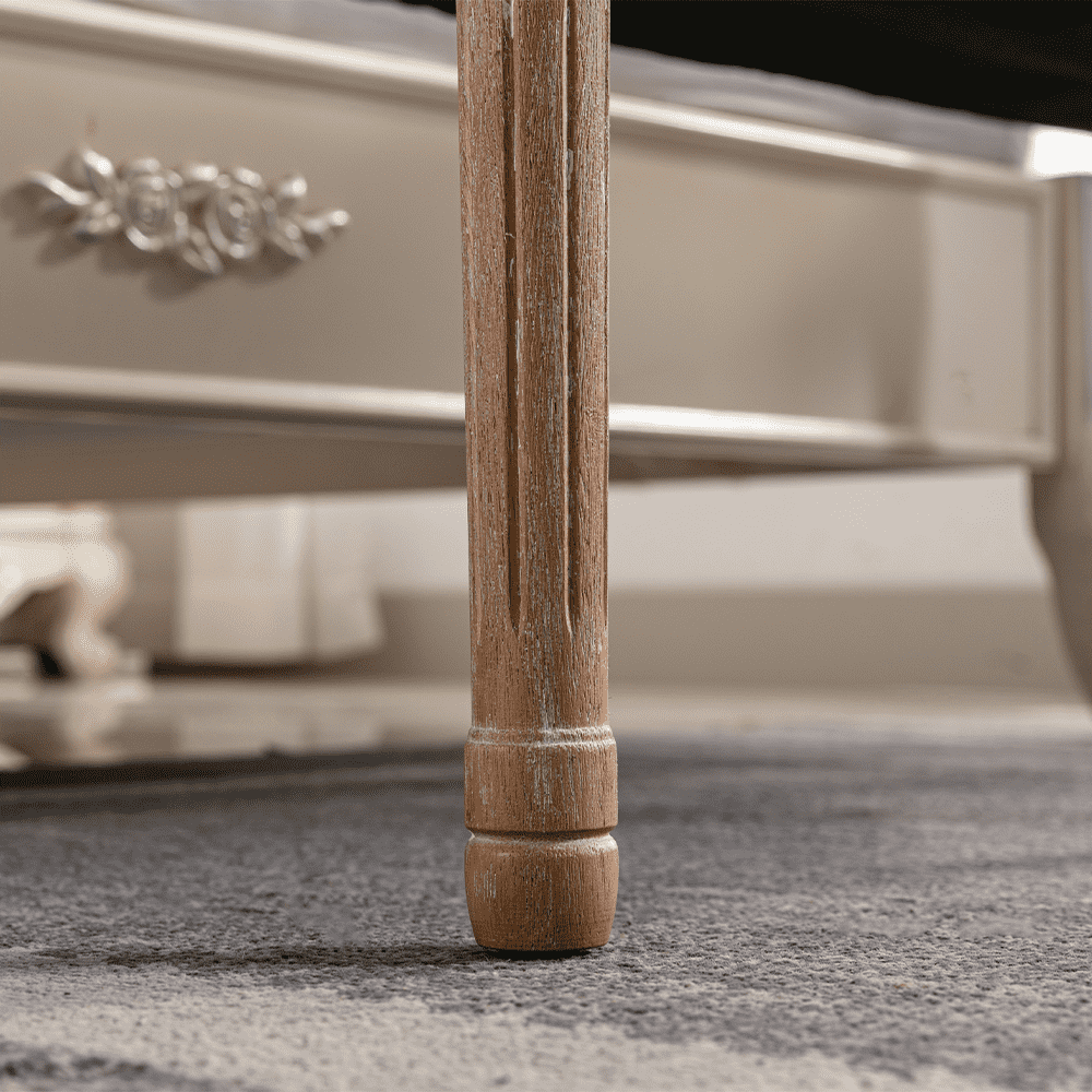 Kmax 55" Mid Century Tufted Fabric Bench - 2162BH