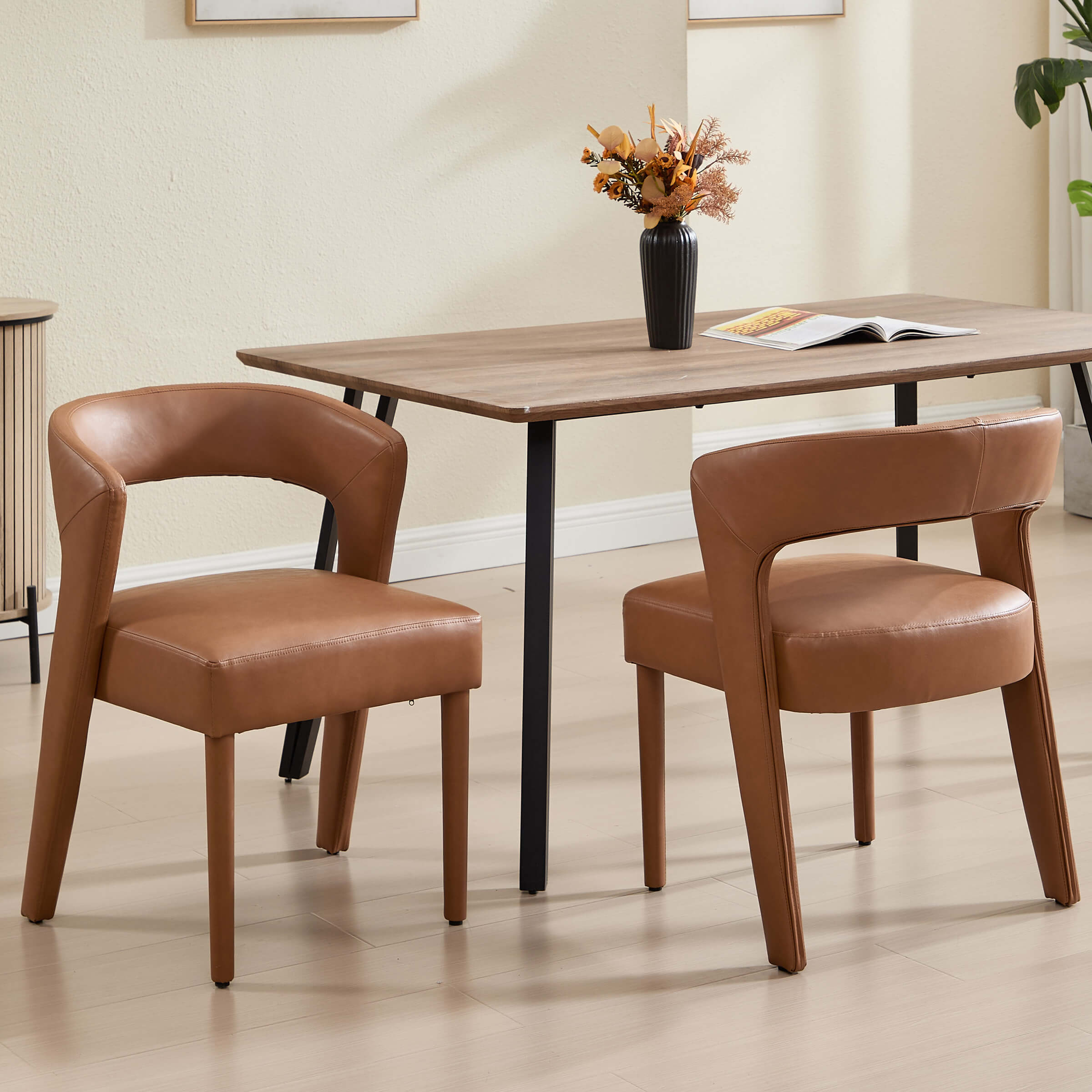 KMAX Cozy Cutout Back Dining Chairs - 10098DC