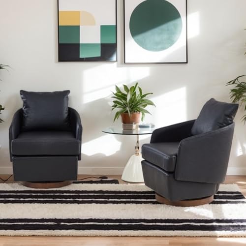 ROCITY Swivel Accent Chair with Pillow 1 PCS - 30004AC