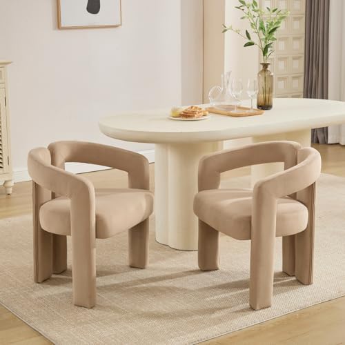 ROCITY Modern Barrel Dining Chair 1 PCS - 10068DC