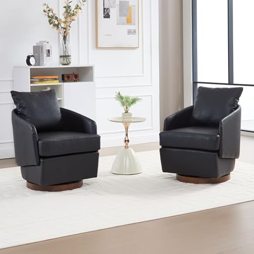 ROCITY Swivel Accent Chair with Pillow 1 PCS - 30004AC