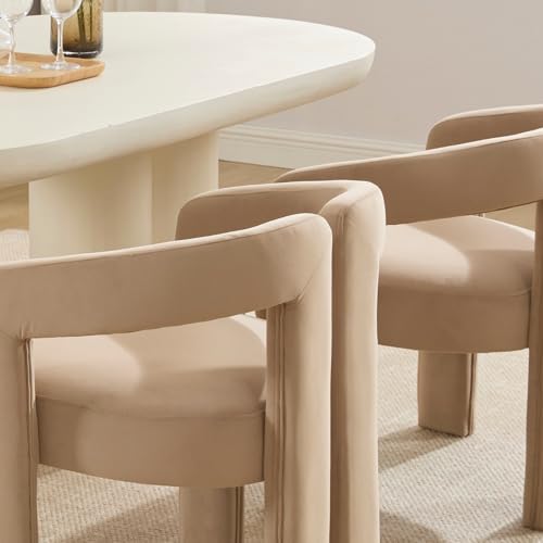 ROCITY Modern Barrel Dining Chair 1 PCS - 10068DC