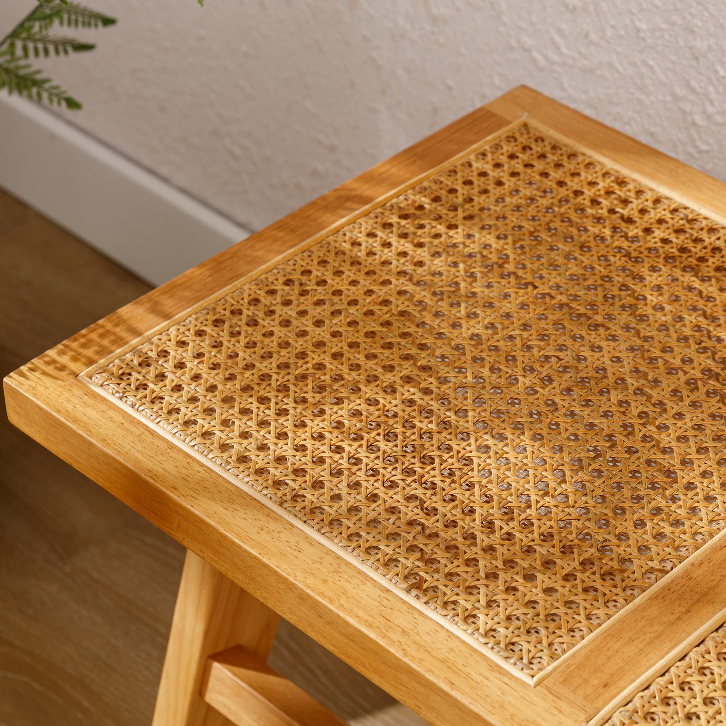 Kmax 42"L Wicker & Rattan Solid Color Accent Bench - 2545BH