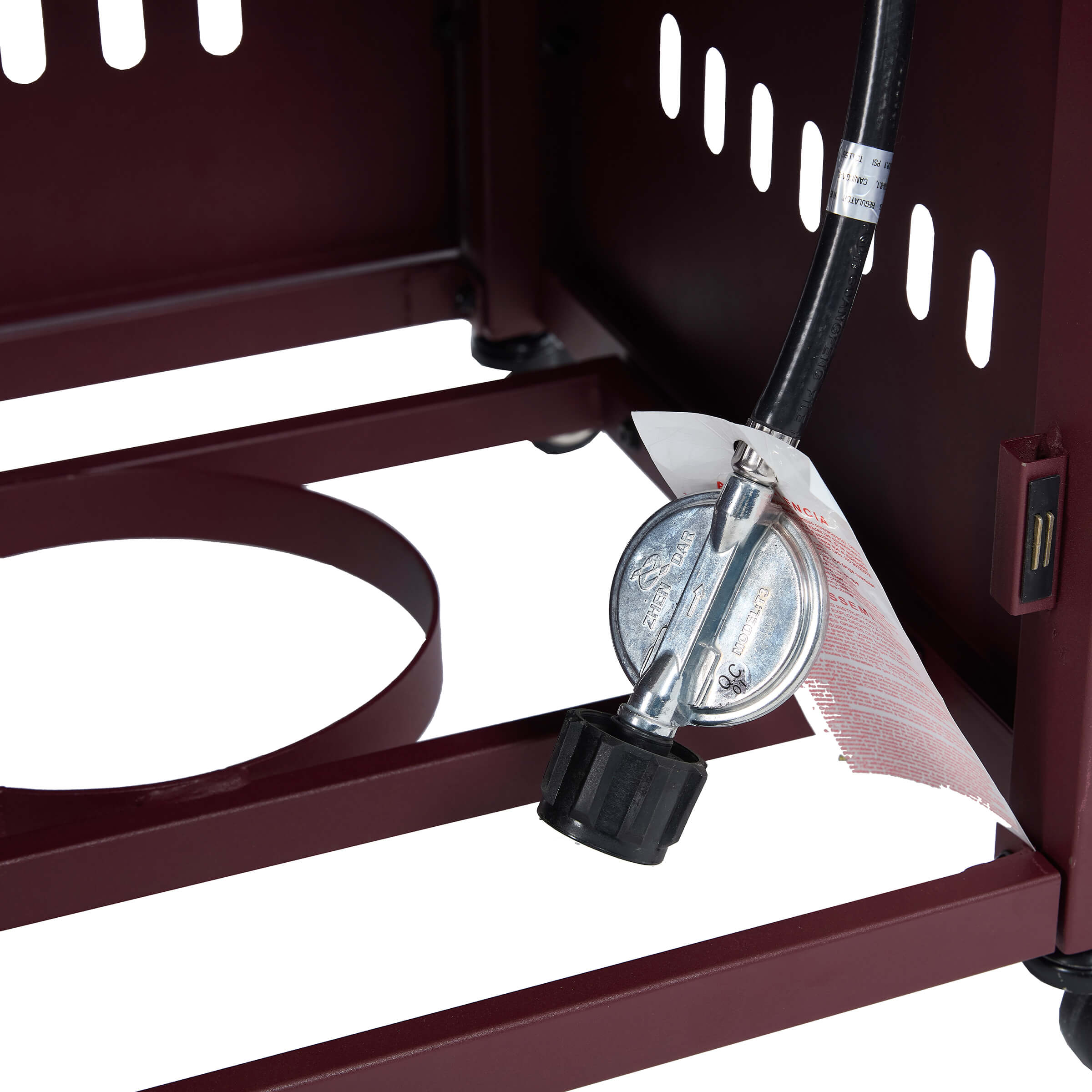 VESCASA 44" Propane Fire Pit Table with Cover Wheels - 1725FP