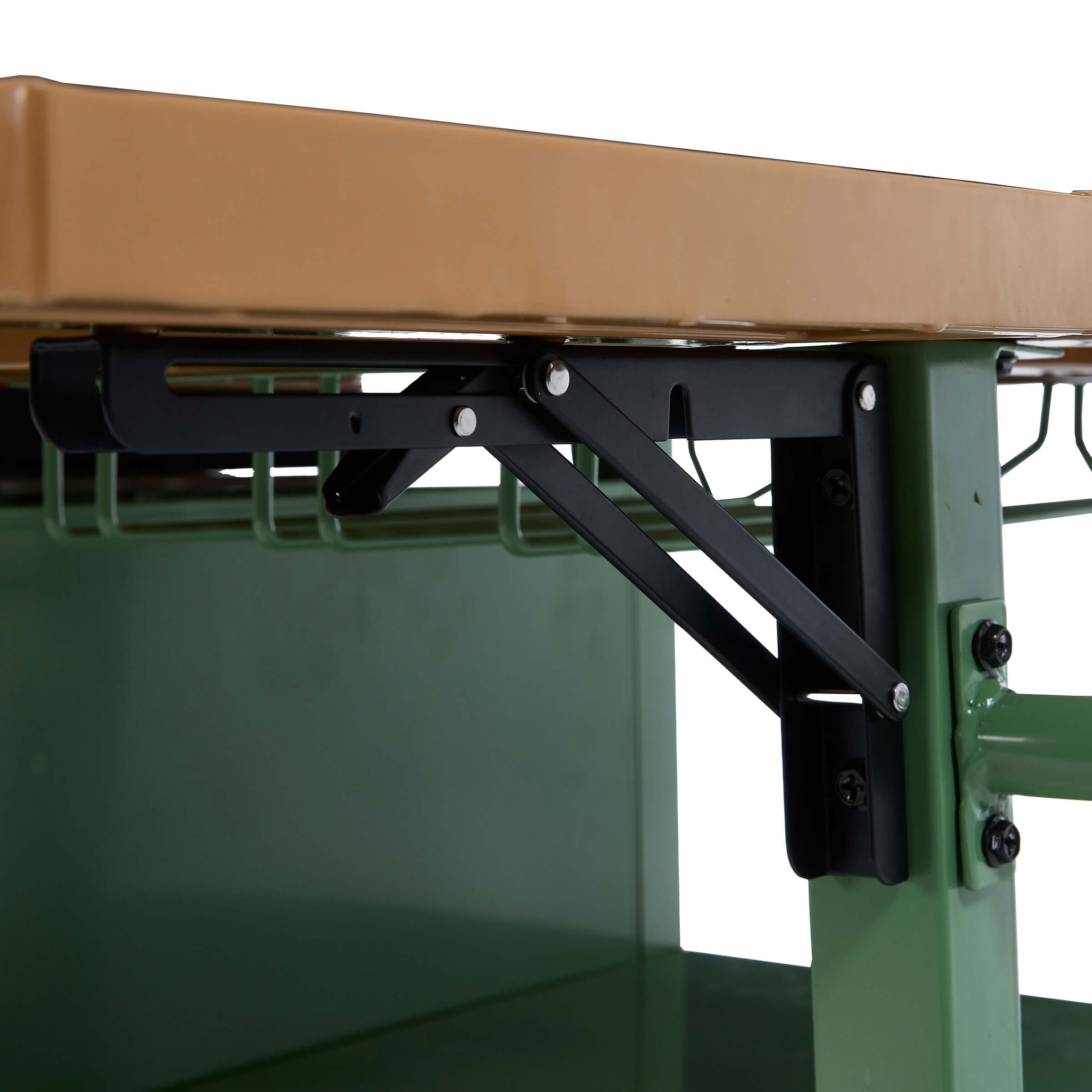 VESCASA 44" Propane Fire Pit Table with Cover Wheels - 1725FP