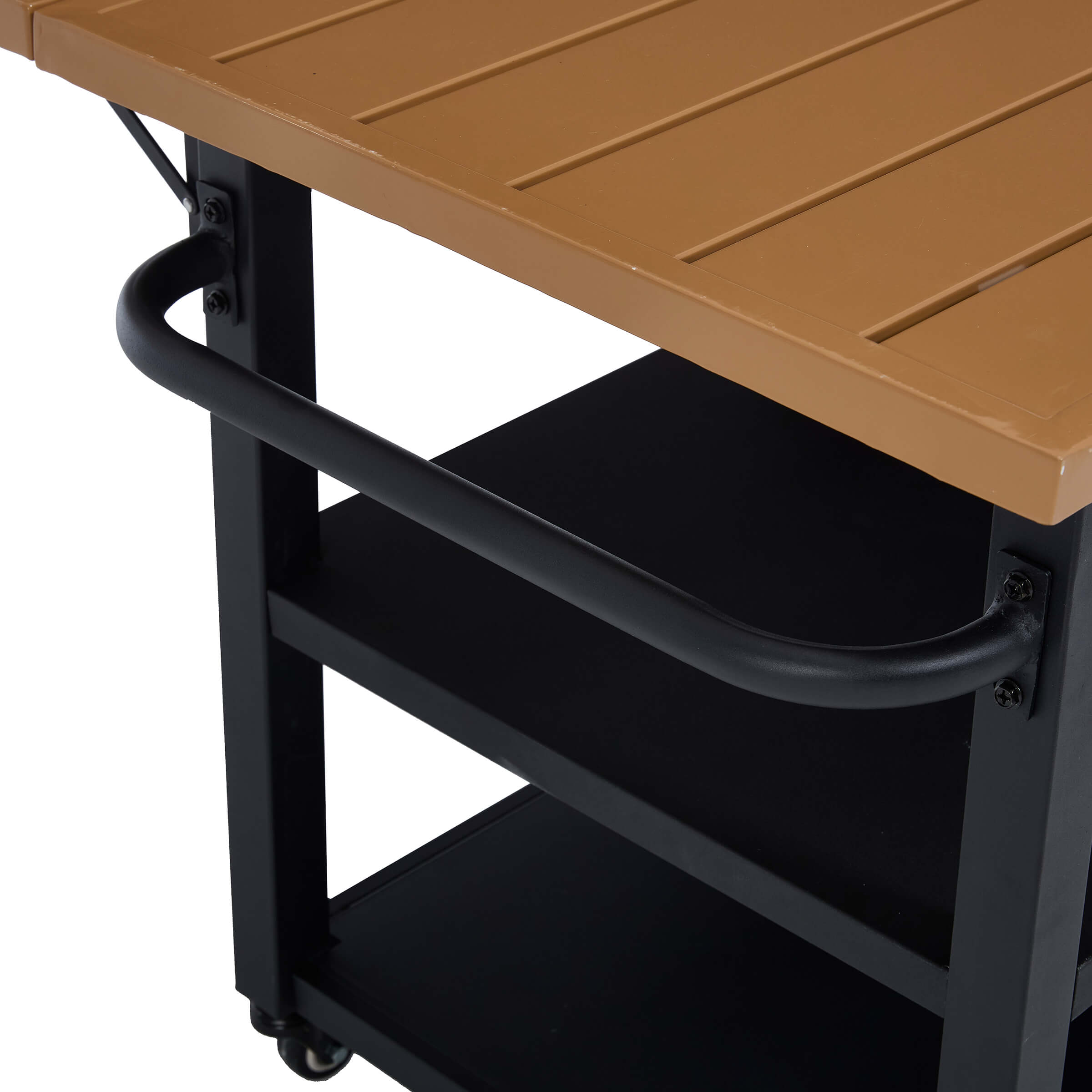 VESCASA 44" Propane Fire Pit Table with Cover Wheels - 1725FP