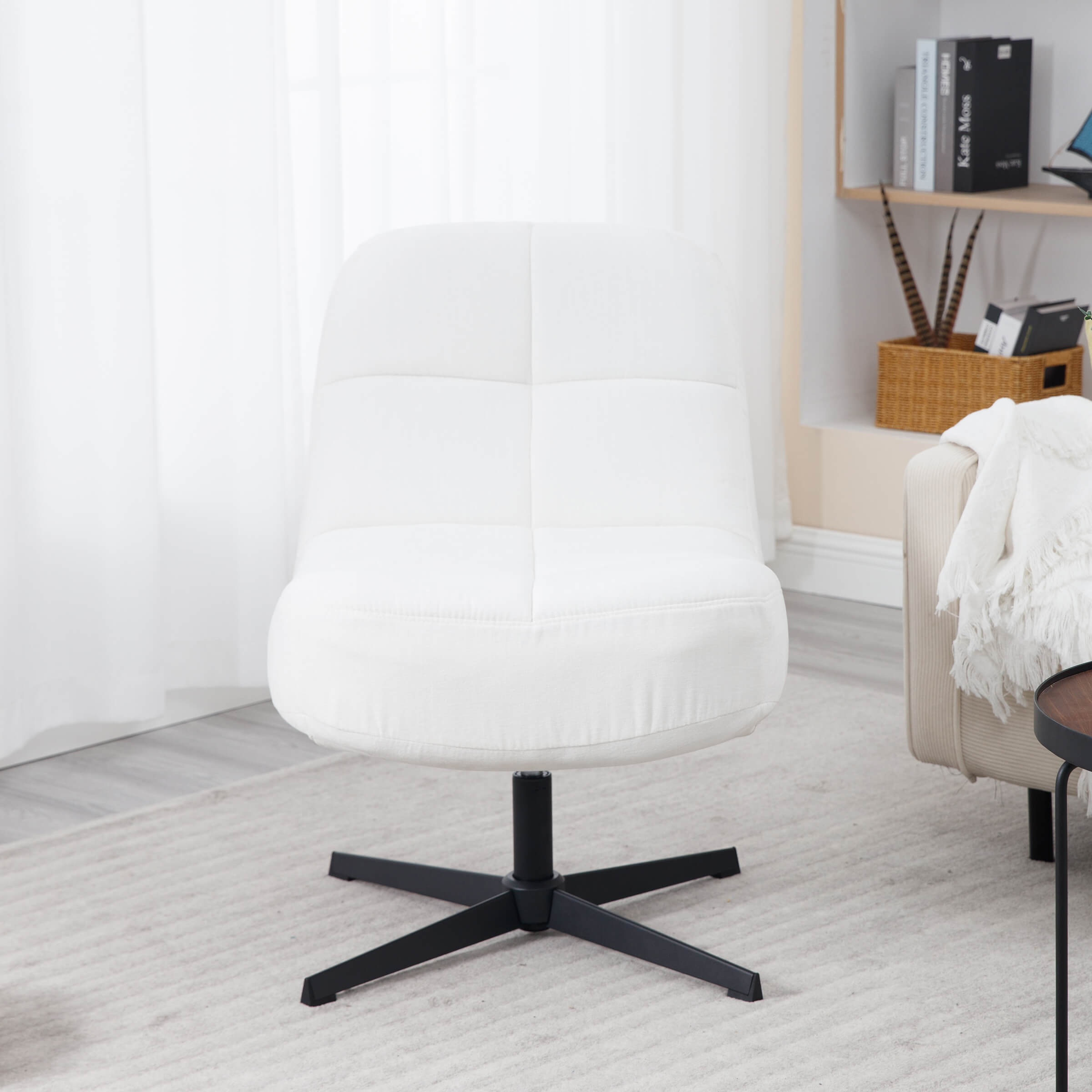 VESCASA Swivel Chenille Accent Side Chair 1 PCS - 51001AC