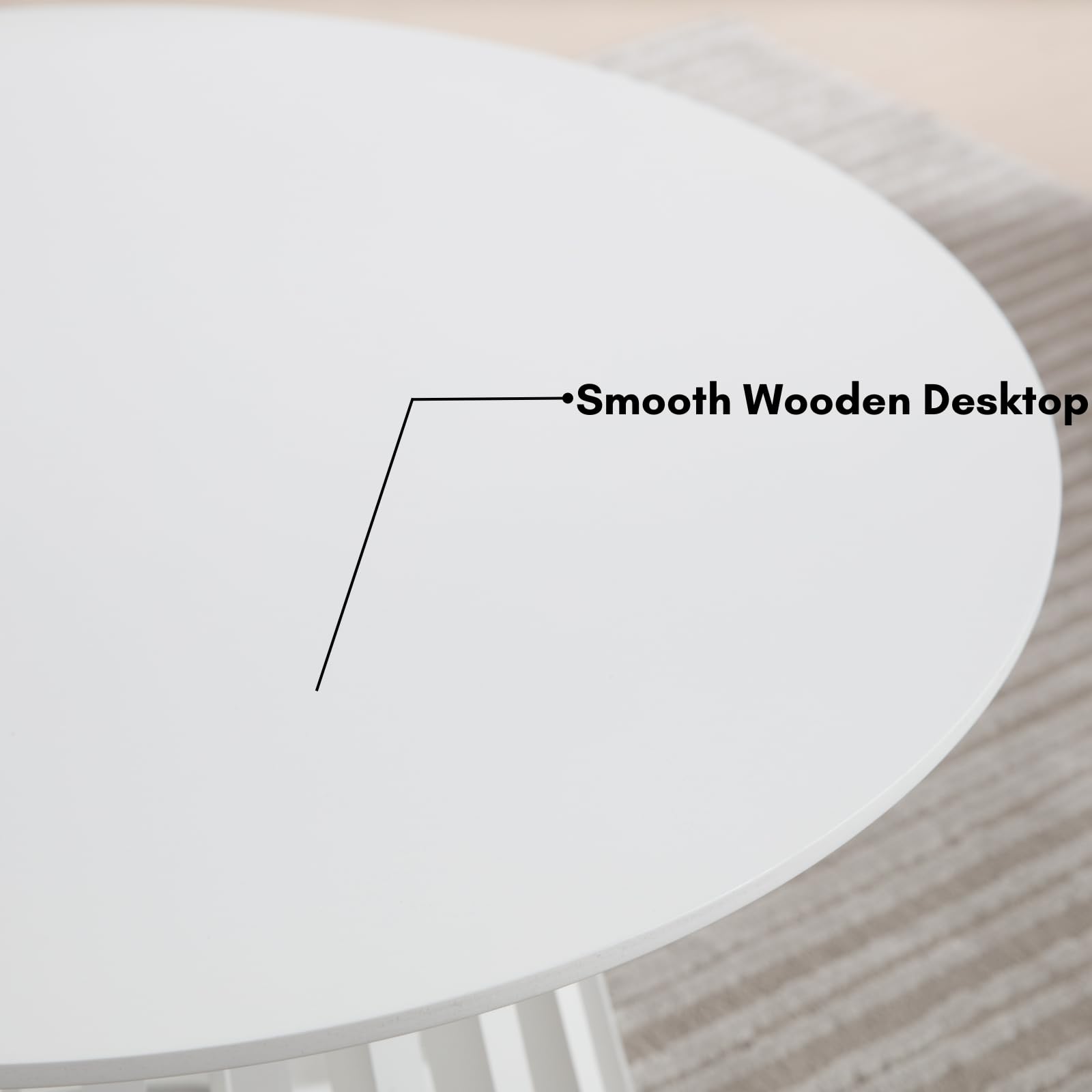 ROCITY 43 Inch Black Kitchen Table - 19008DT