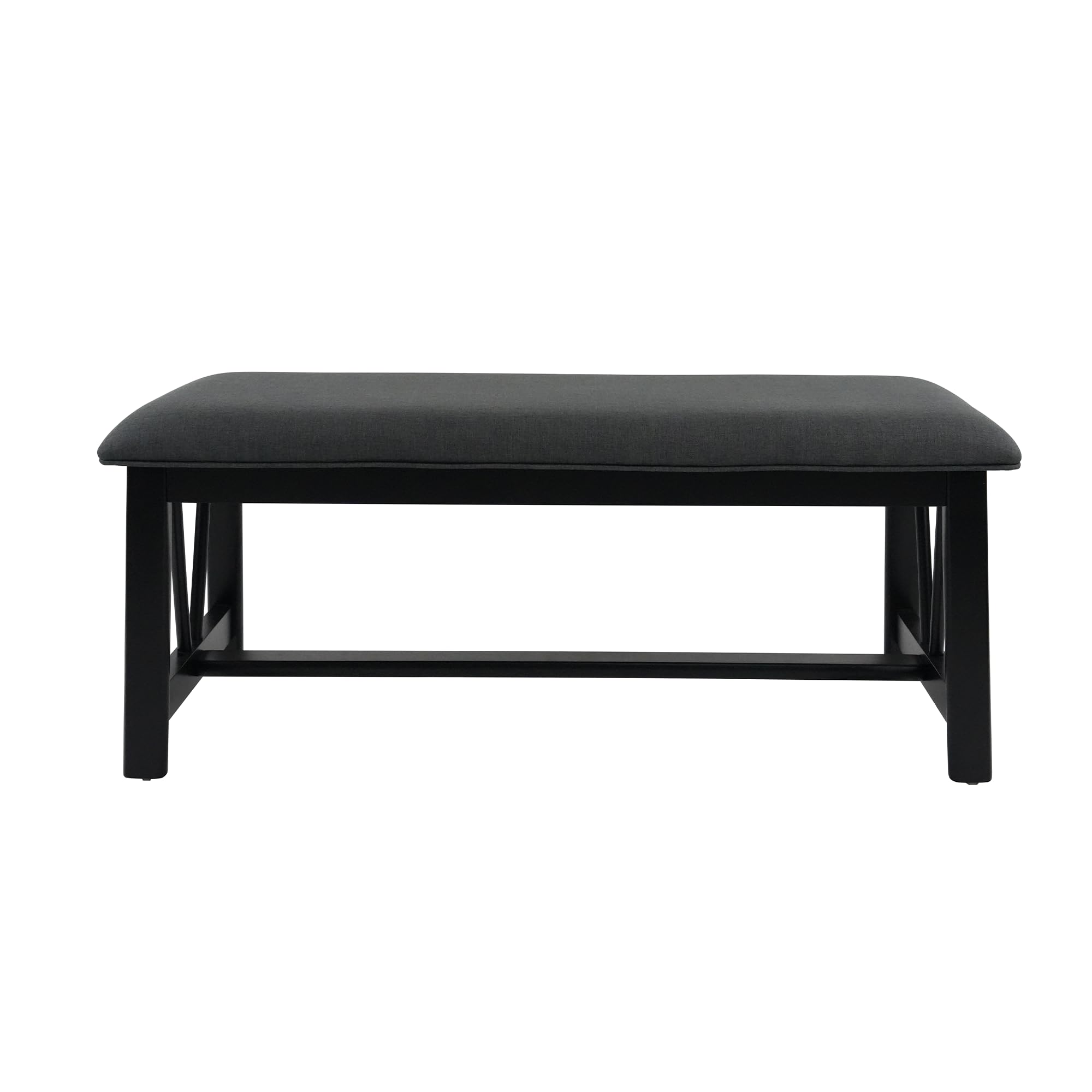 Kmax 44" Farmhouse Upholstered Wood Bench - 6103BH