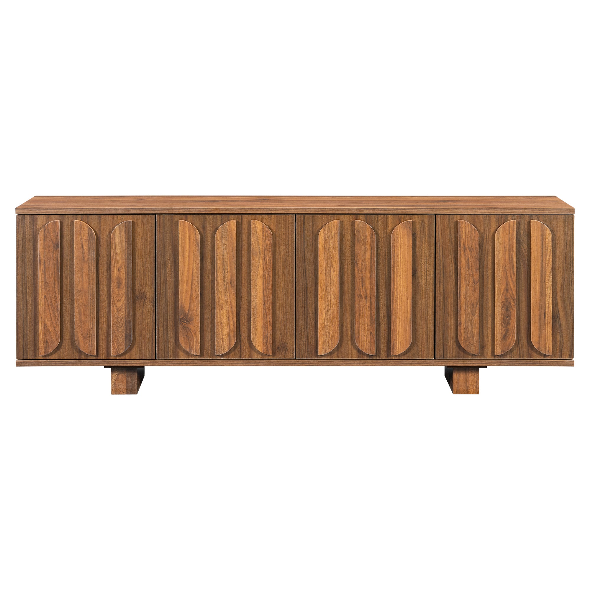 63" Modern Farmhouse TV Stand for TVs up to 75"