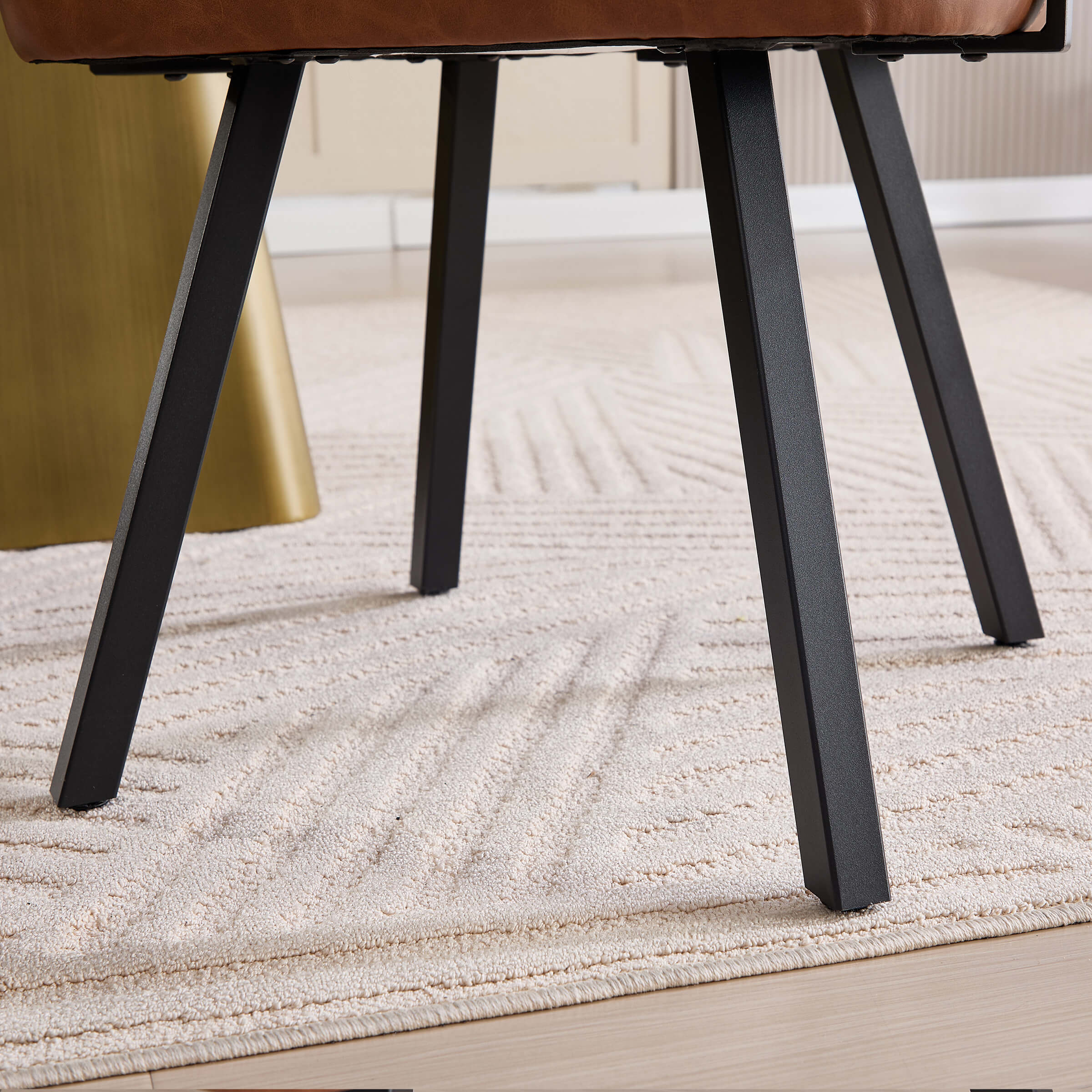 ROCITY Modern Barrel Dining Chairs Set of 2 - 20081DC