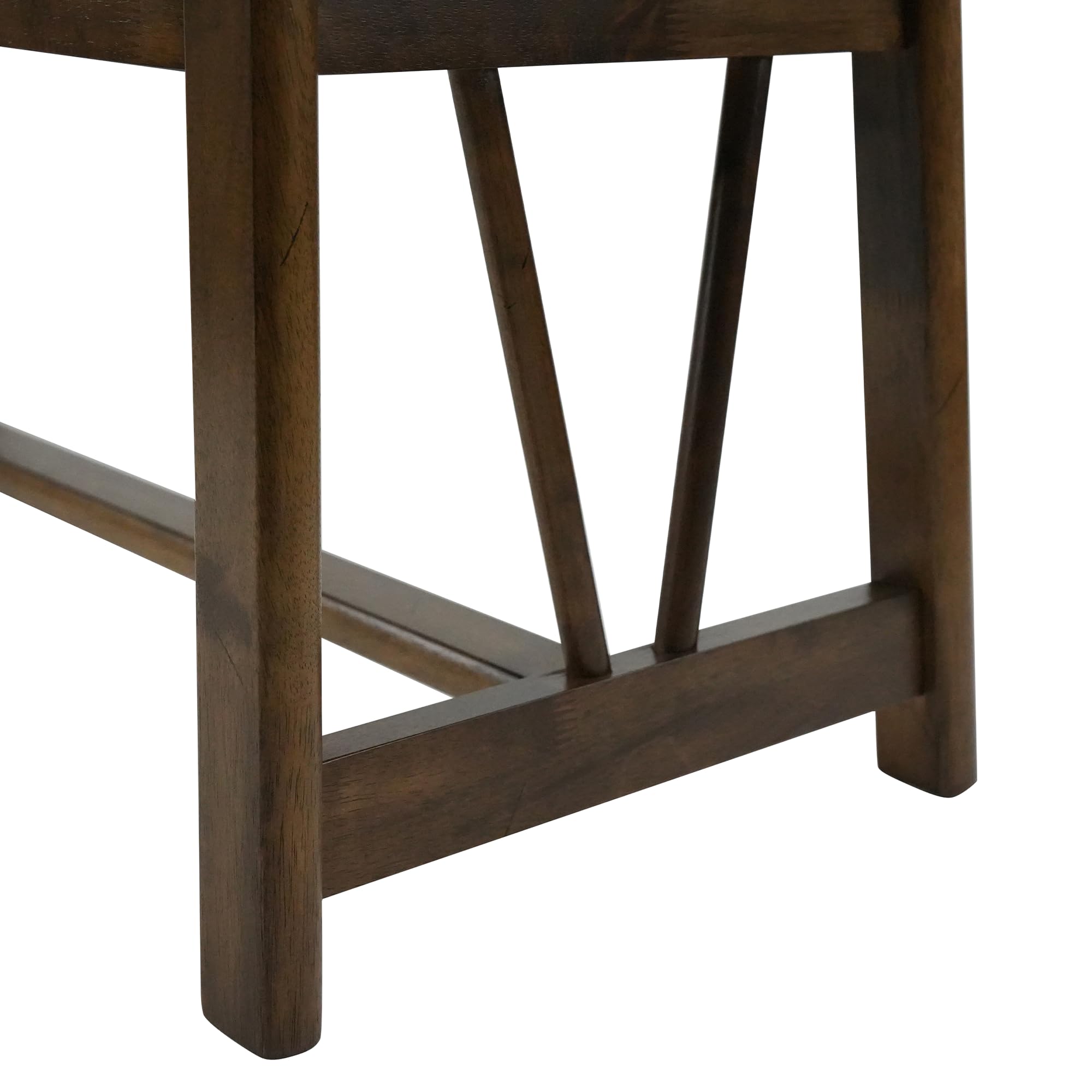 Kmax 44" Farmhouse Upholstered Wood Bench - 6103BH