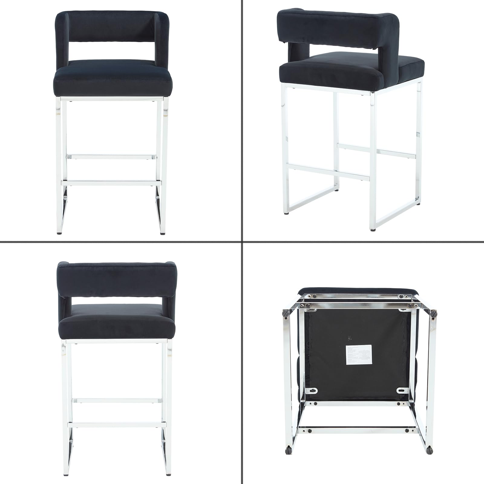 CHICAURA 26”H Barrel Counter Stools Set of 2 - 31035CS