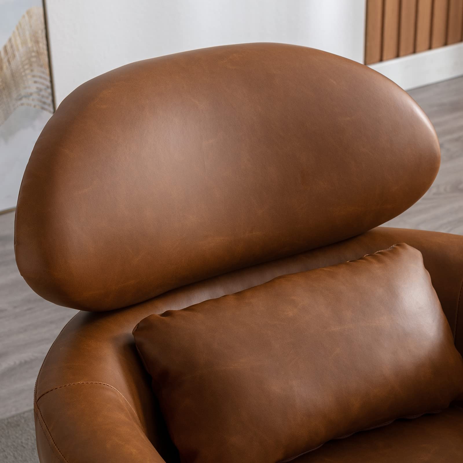 CHICAURA Upholstered Barrel Accent Chair 1 PCS - 8342AC