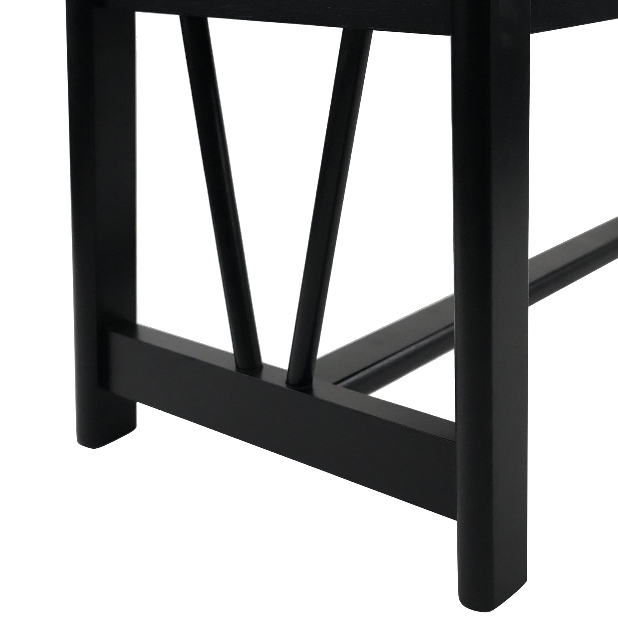 Kmax 44" Farmhouse Upholstered Wood Bench - 6103BH