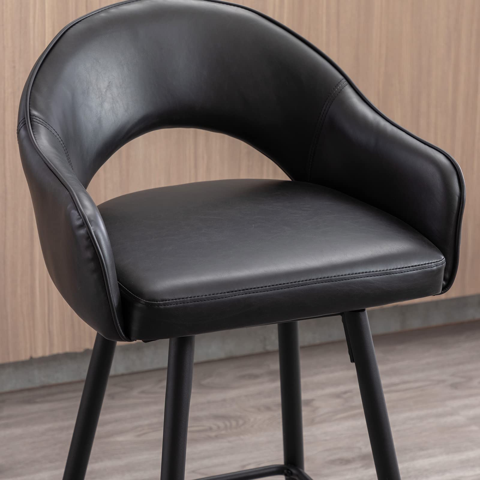 ROCITY 27"H Swivel Upholstered Counter Stools Set of 2 - 2310CS