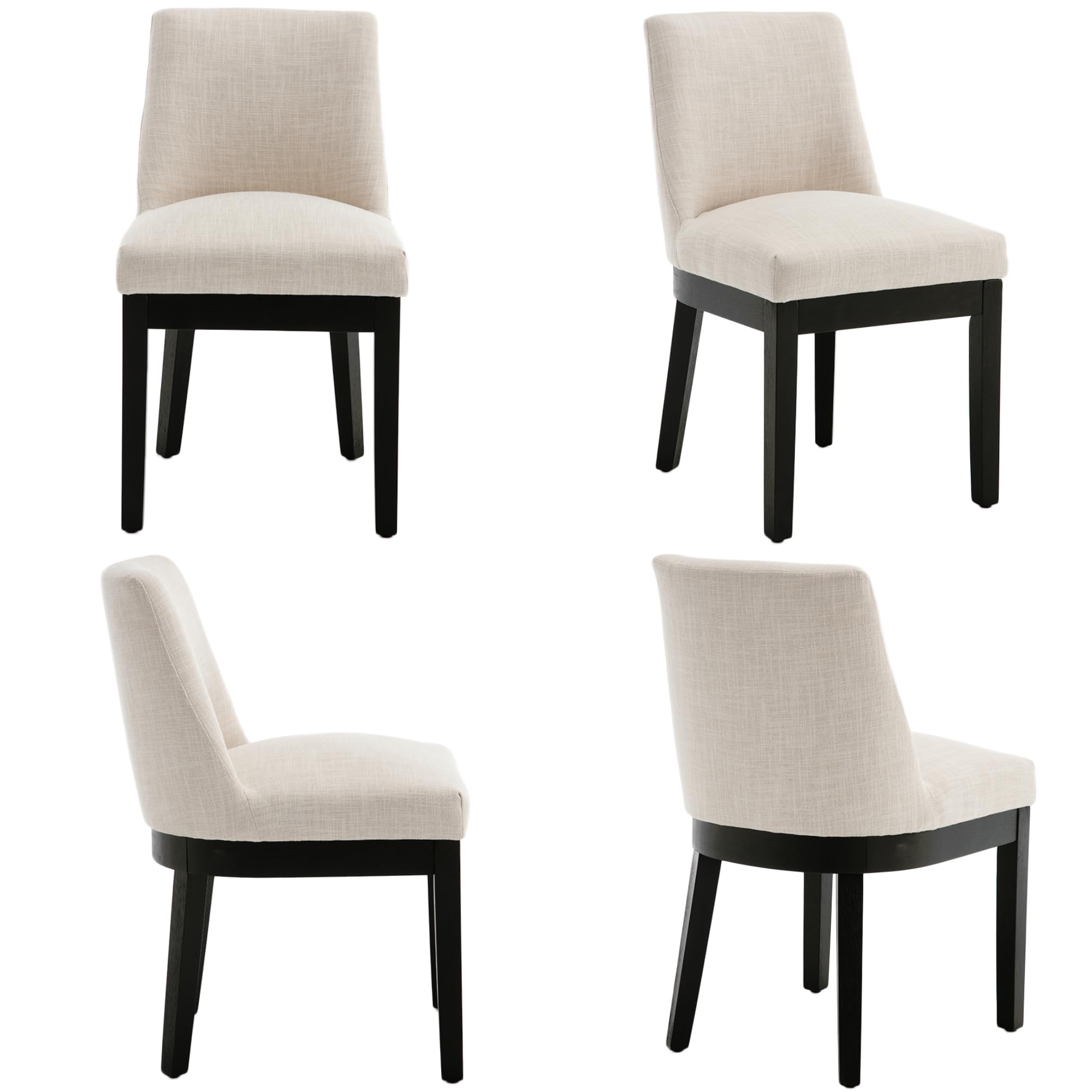 Kmax Dining Chairs with Wood Legs Set of 2 - 8925DC