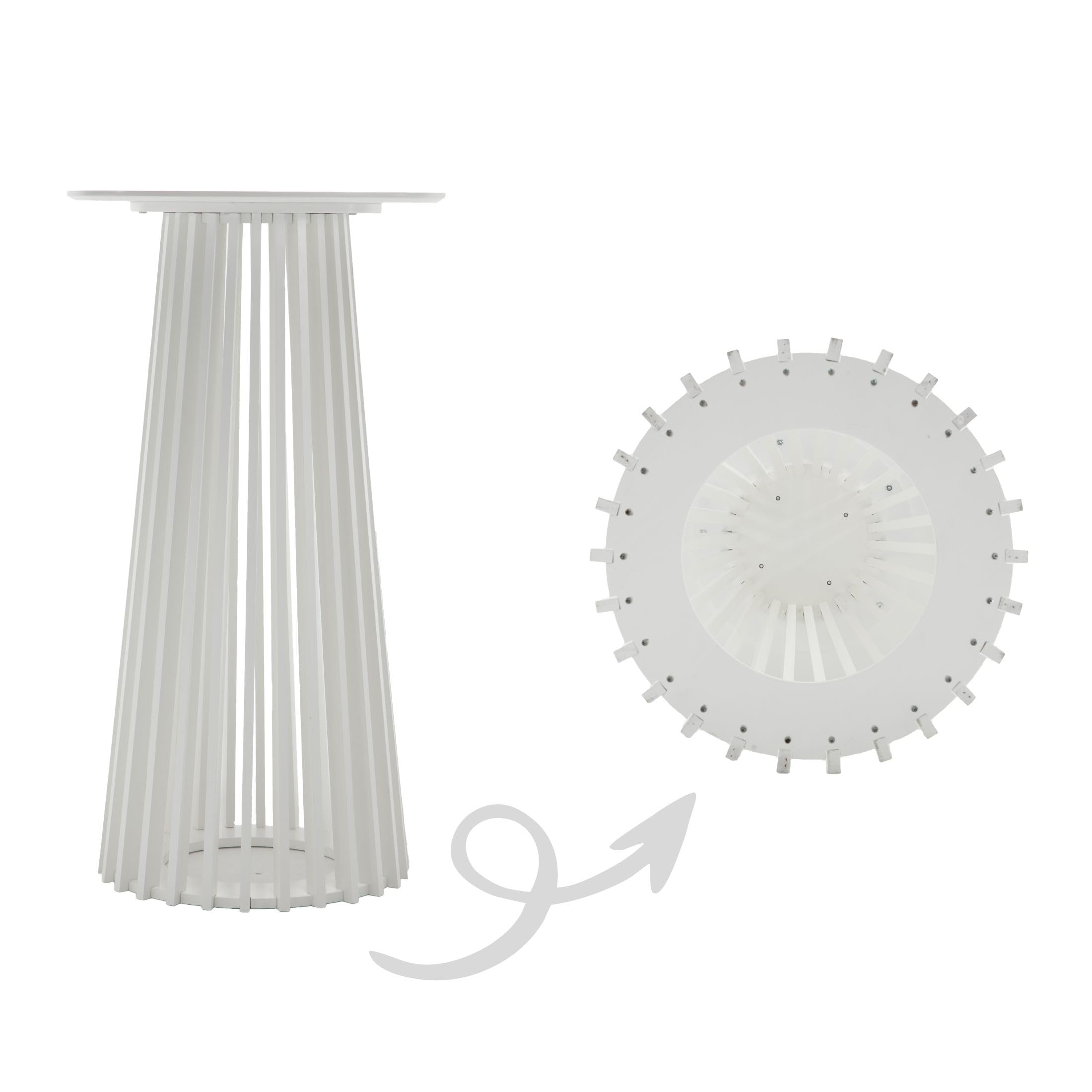 ROCITY 43.5" High Round Bar Table - 19010HB