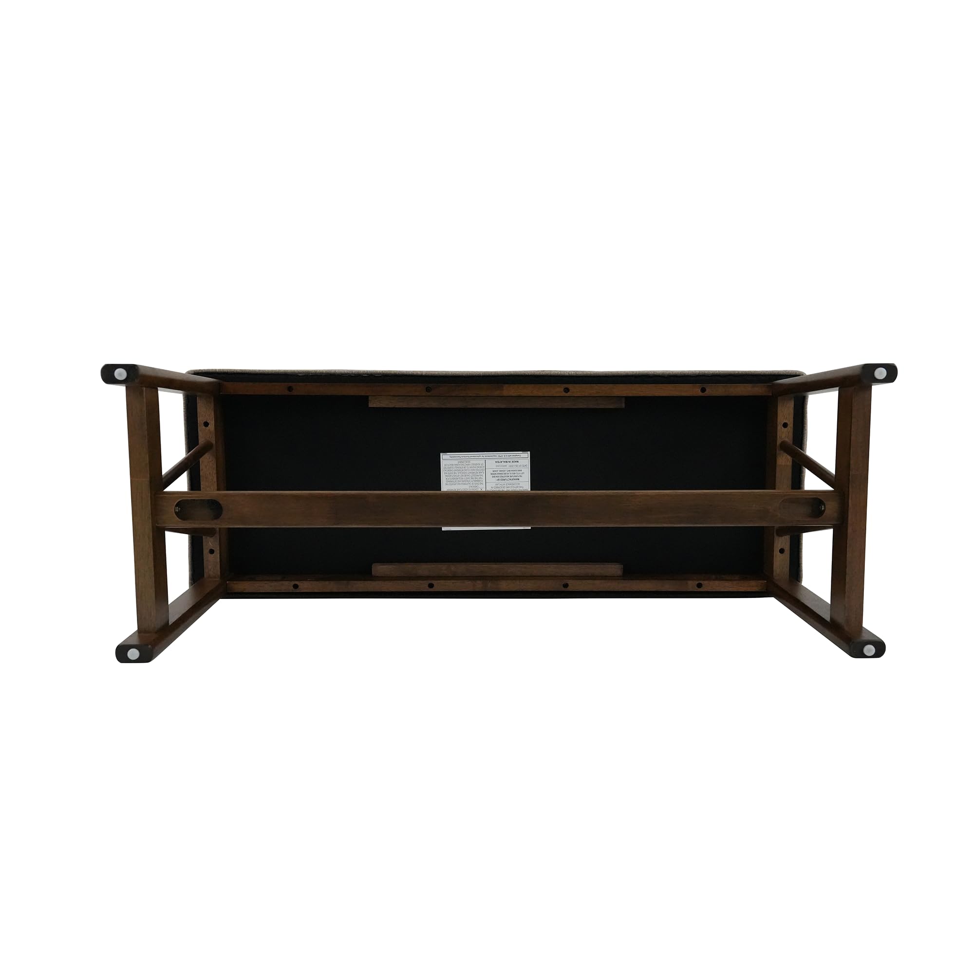 Kmax 44" Farmhouse Upholstered Wood Bench - 6103BH