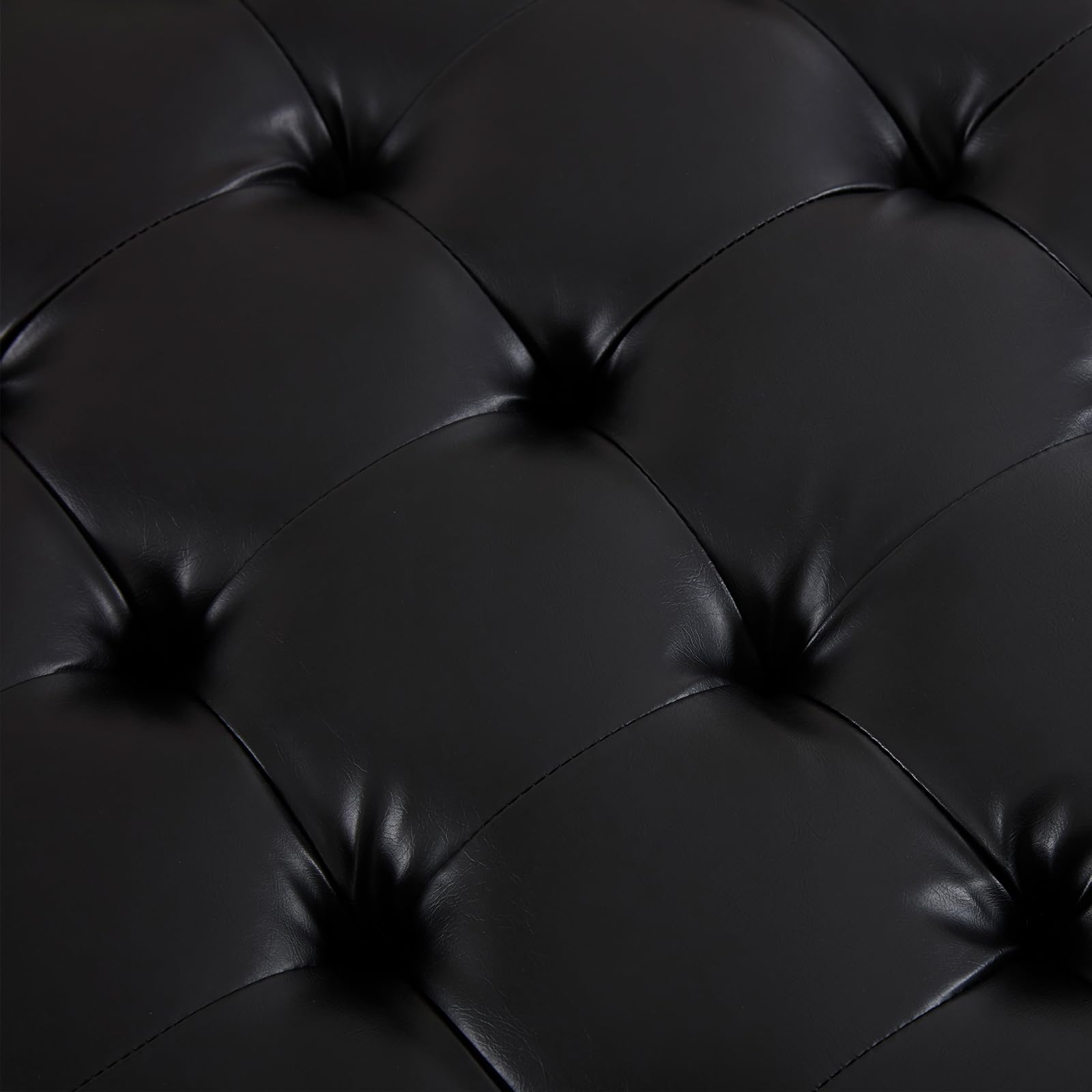 Kmax Leather Ottoman Coffee Table - 63051 & 6305CT