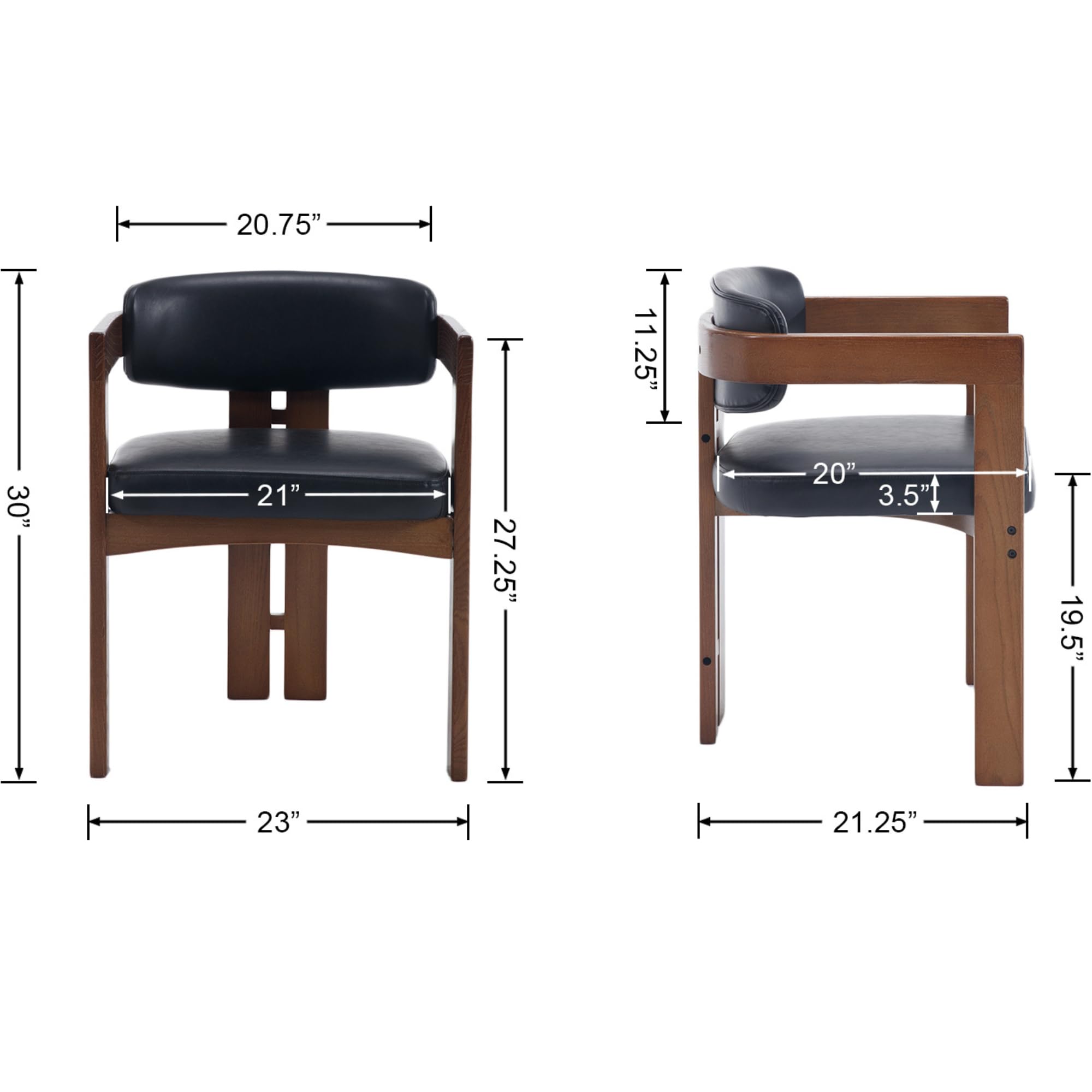 Janoray Farmhouse Dining Chairs Set of 2 - 23905DC