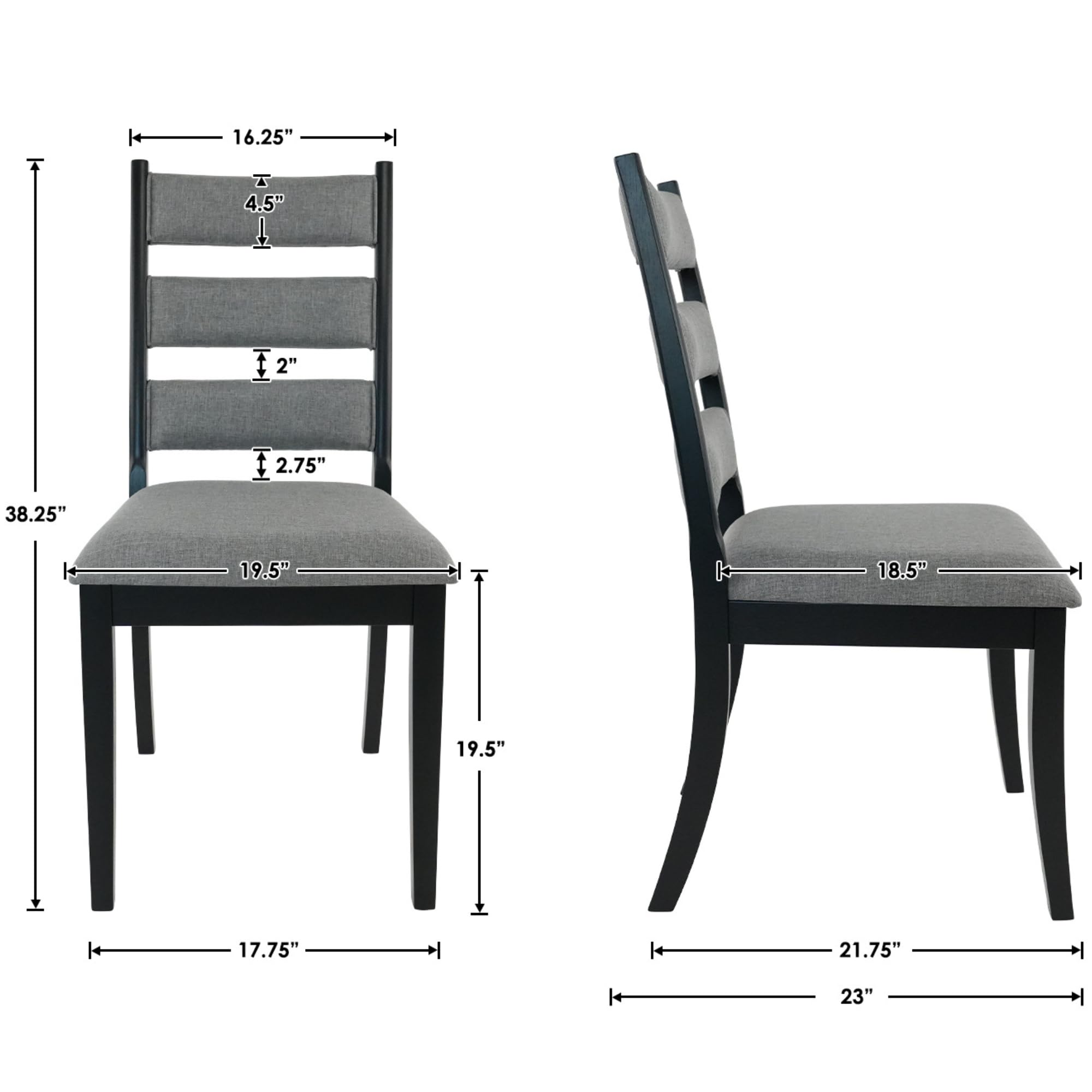 Janoray French Country High Back Dining Chairs - 20424DC