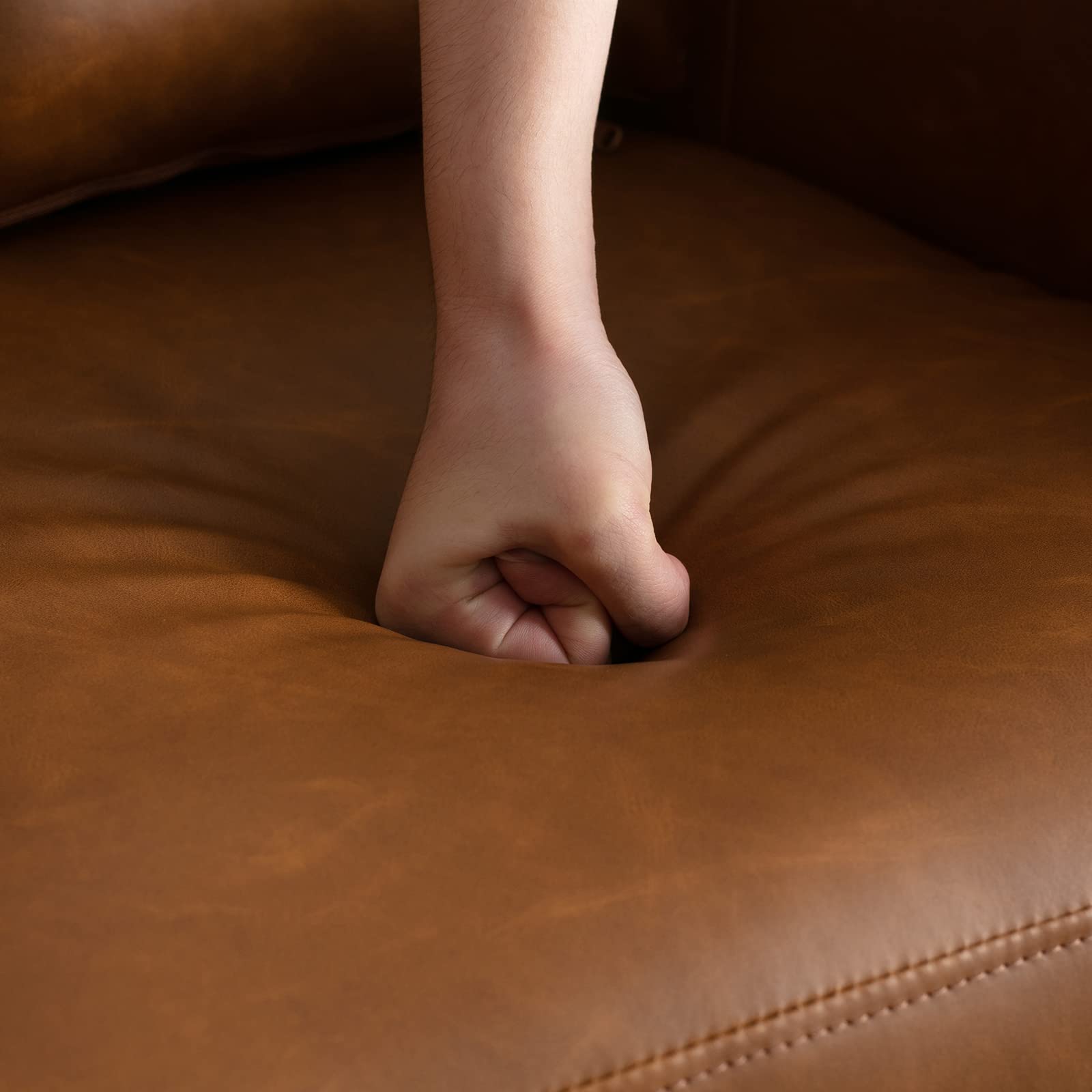 CHICAURA Upholstered Barrel Accent Chair 1 PCS - 8342AC