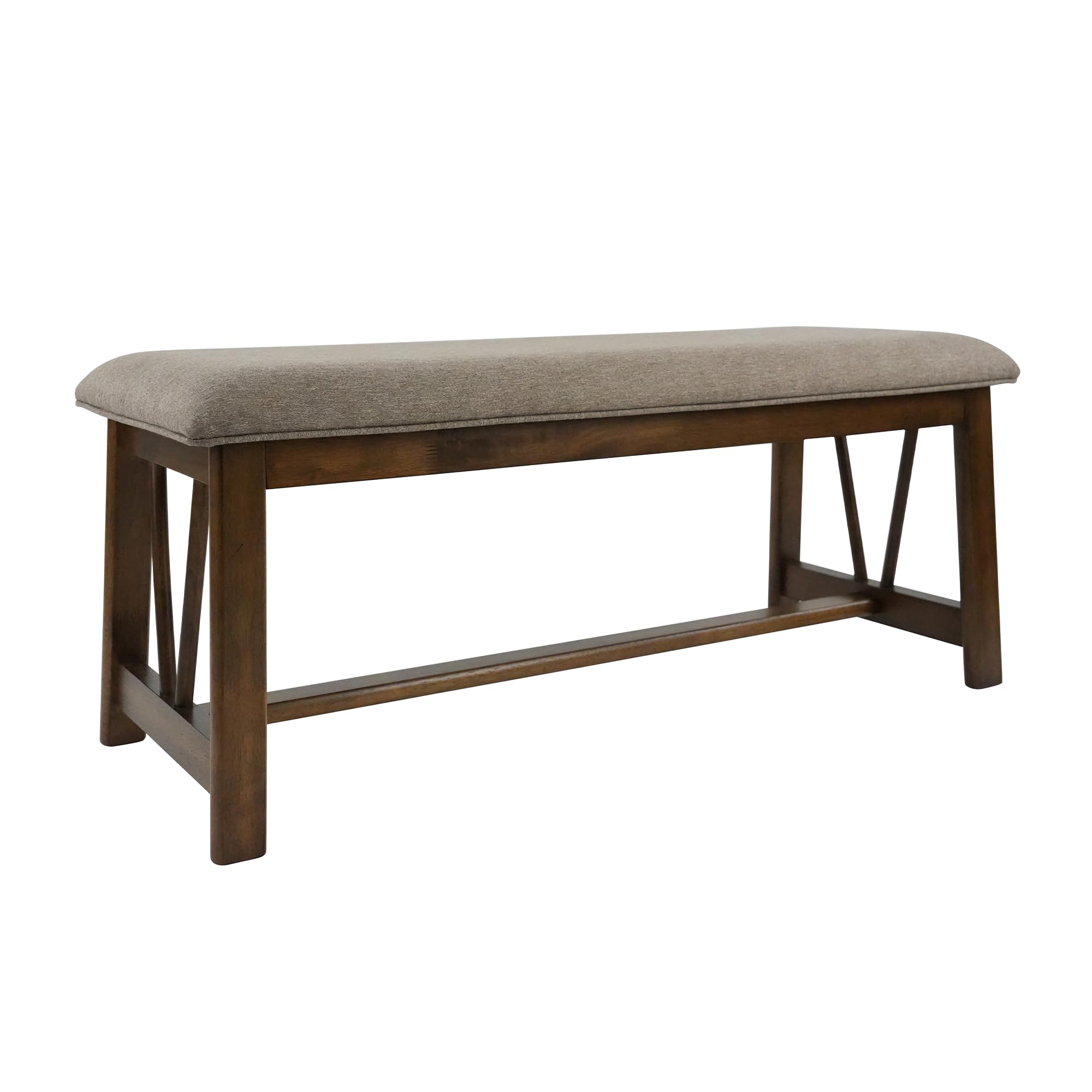 Kmax 44" Farmhouse Upholstered Wood Bench - 6103BH