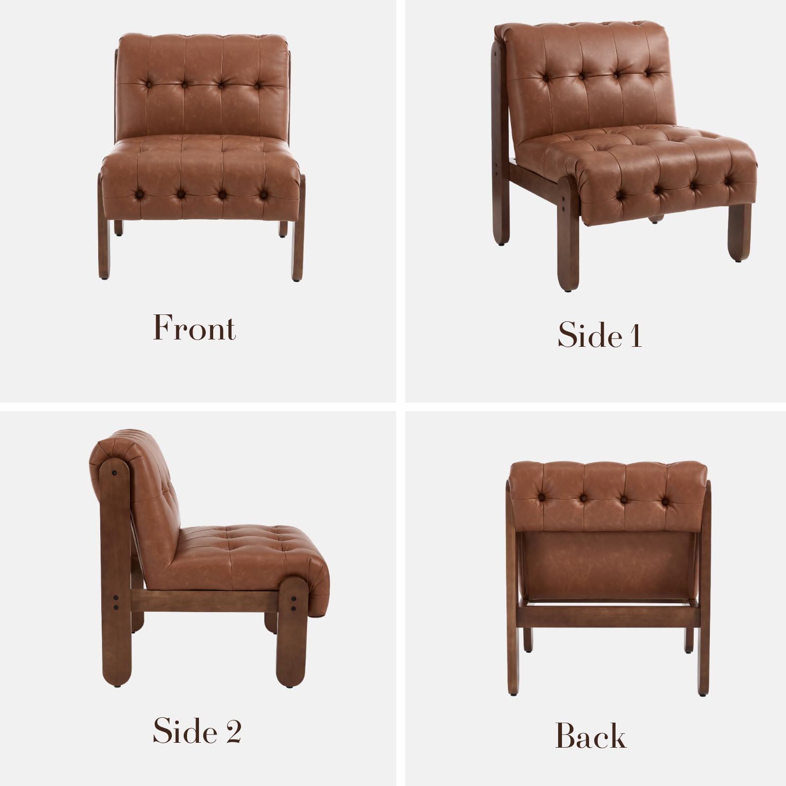 EALSON Living Room Armless Accent Chair - 30032AC