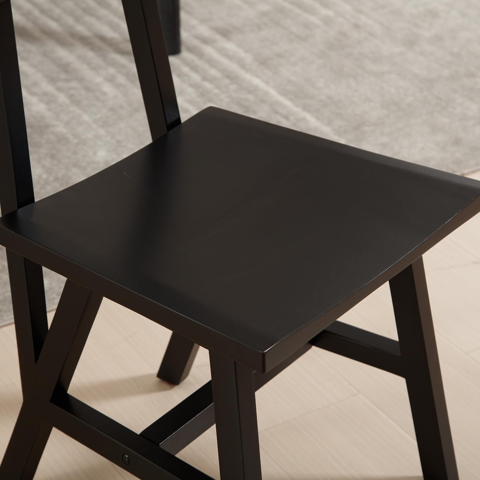 Kmax Oak Wood Dining Chairs Set of 4 - X016DC