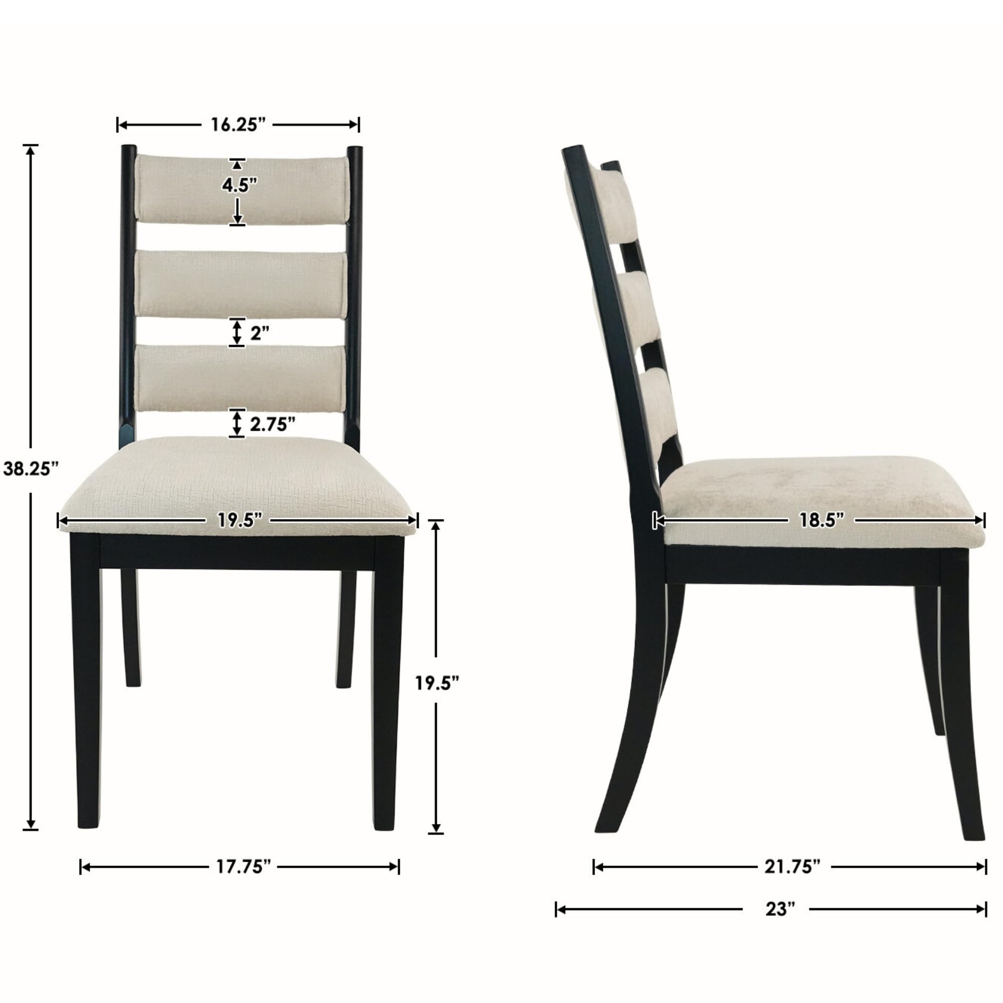 Janoray French Country High Back Dining Chairs - 20424DC