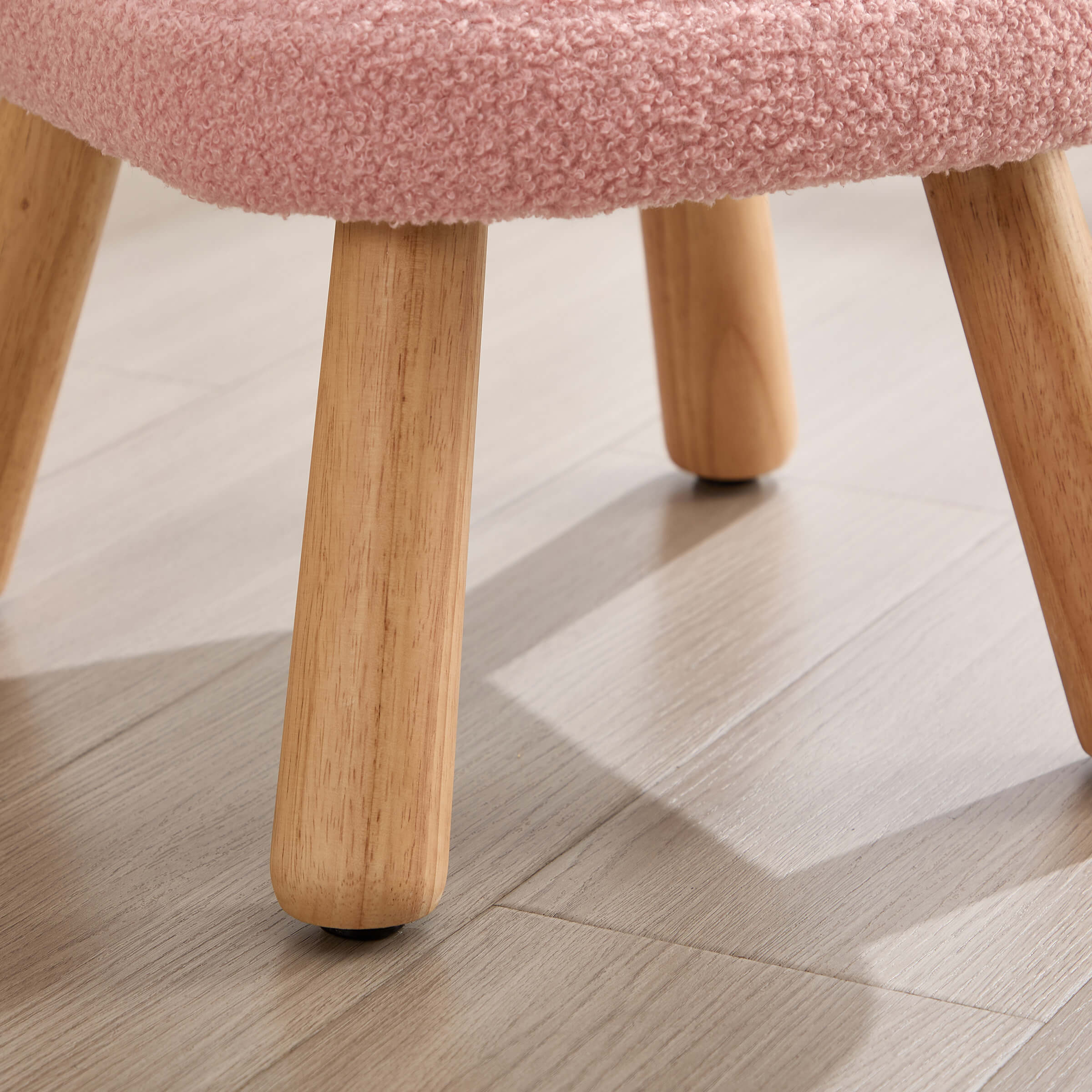 KMAX Soft Round Shape Sherpa Kids Chair - 4016KC