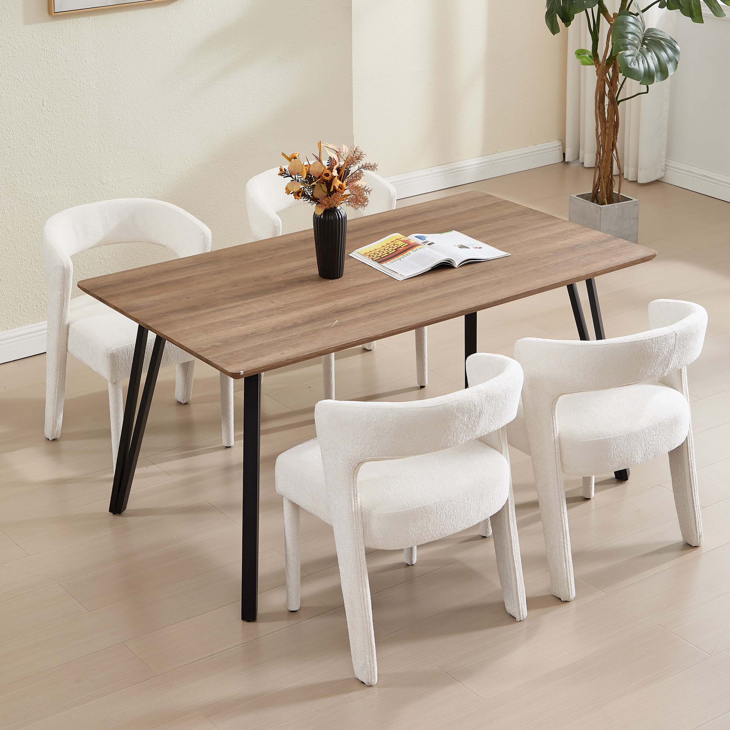 KMAX Cozy Cutout Back Dining Chairs - 10098DC