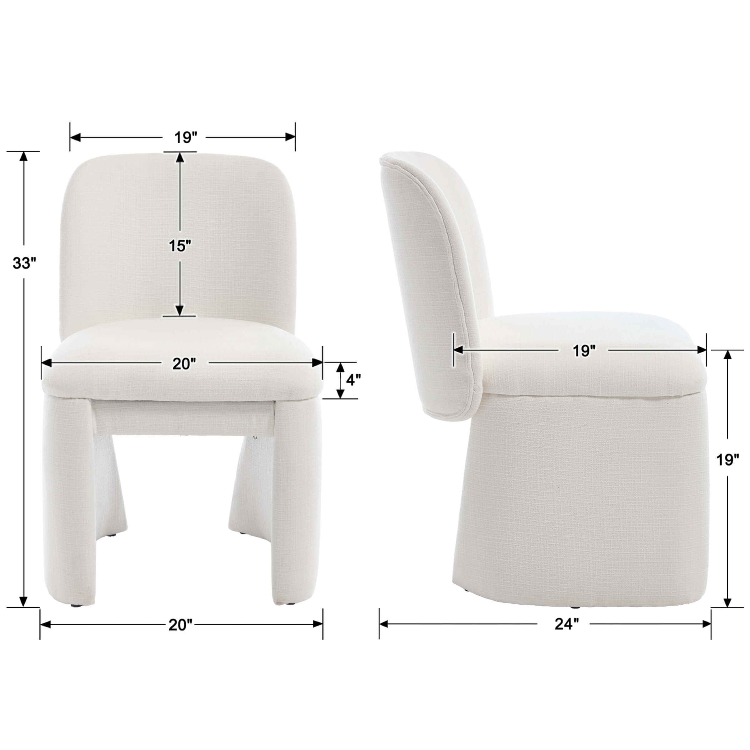 KMAX Soft Dining Chairs - 10103DC