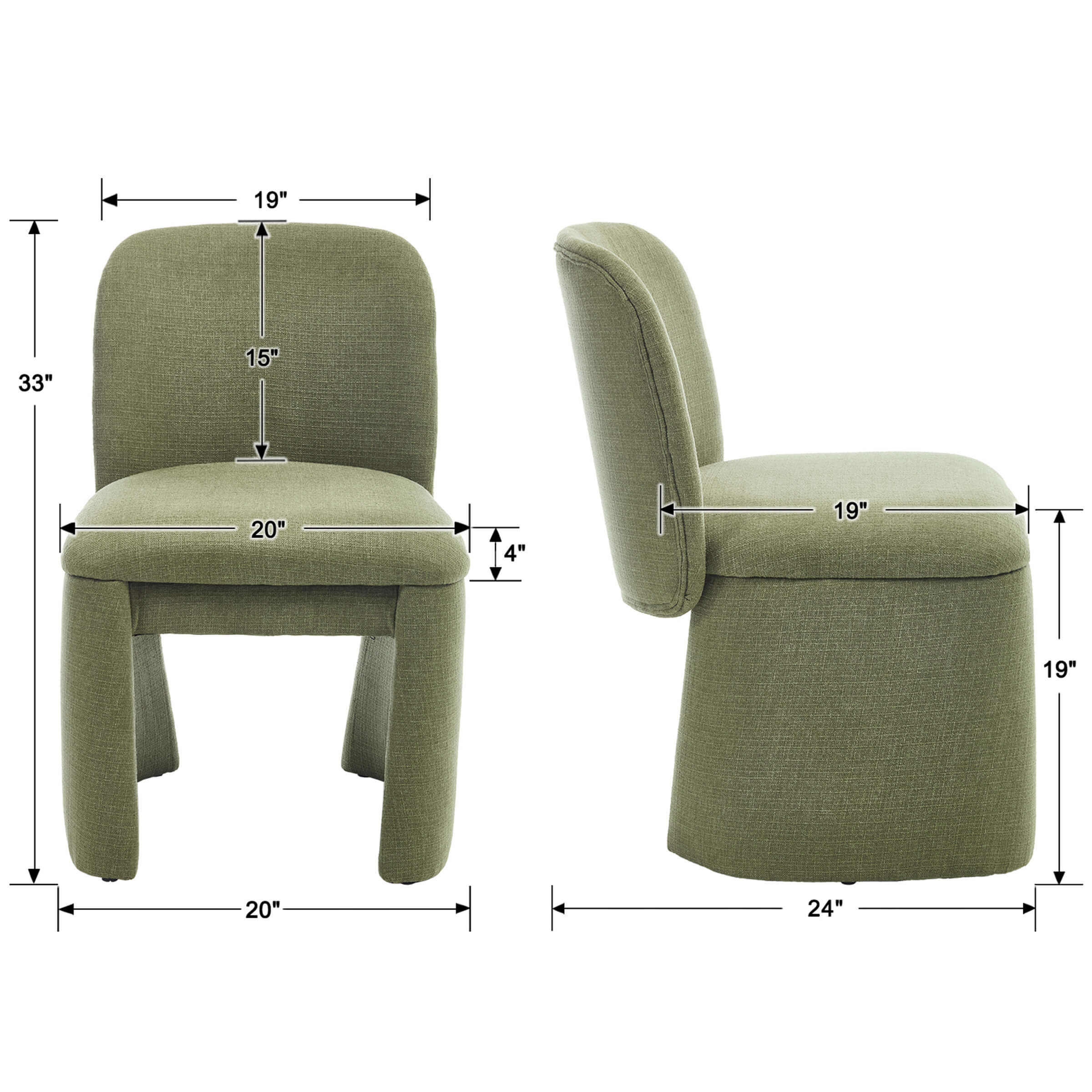 KMAX Soft Dining Chairs - 10103DC