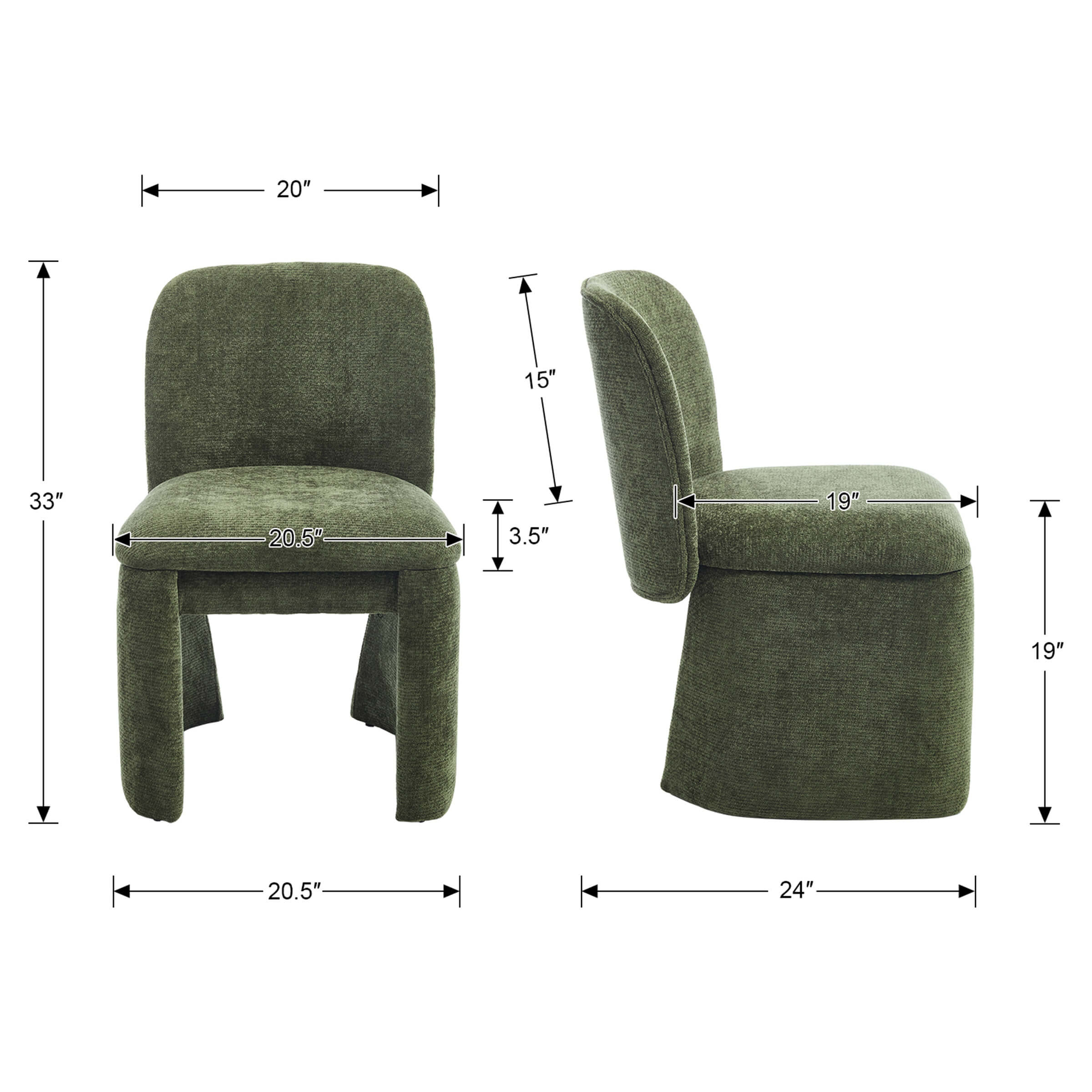 KMAX Soft Dining Chairs - 10103DC