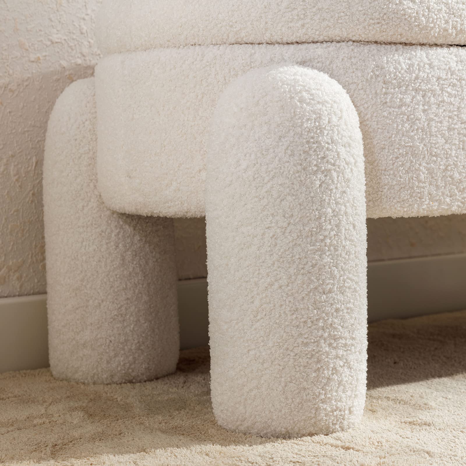 ROCITY Modern Upholstered Storage Bench - 2566BH