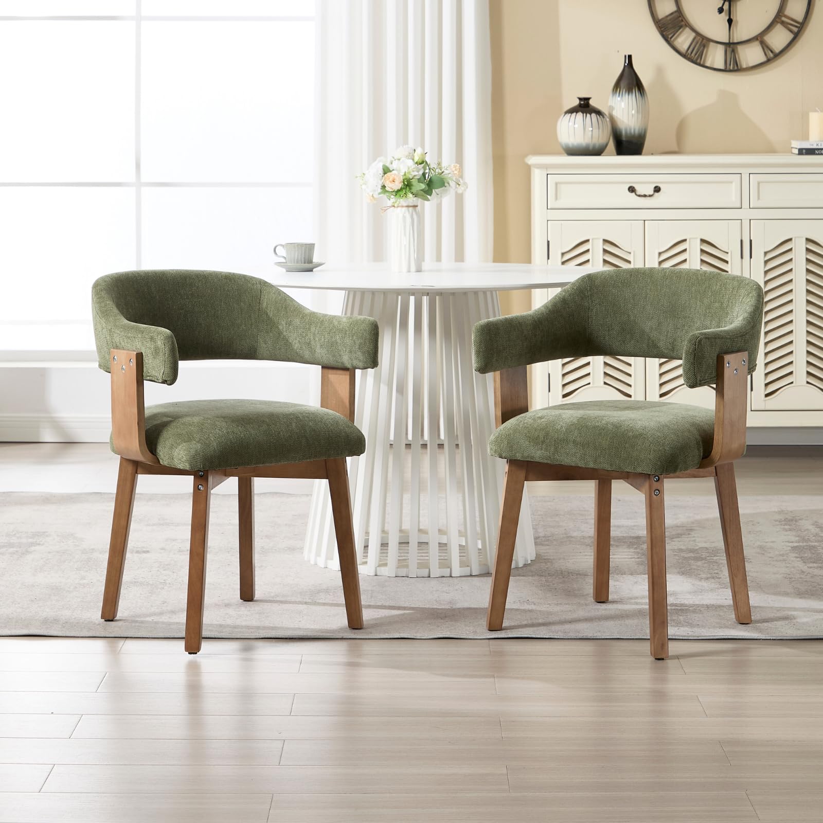 EALSON Barrel Dining Chairs Set of 2 - 10075DC