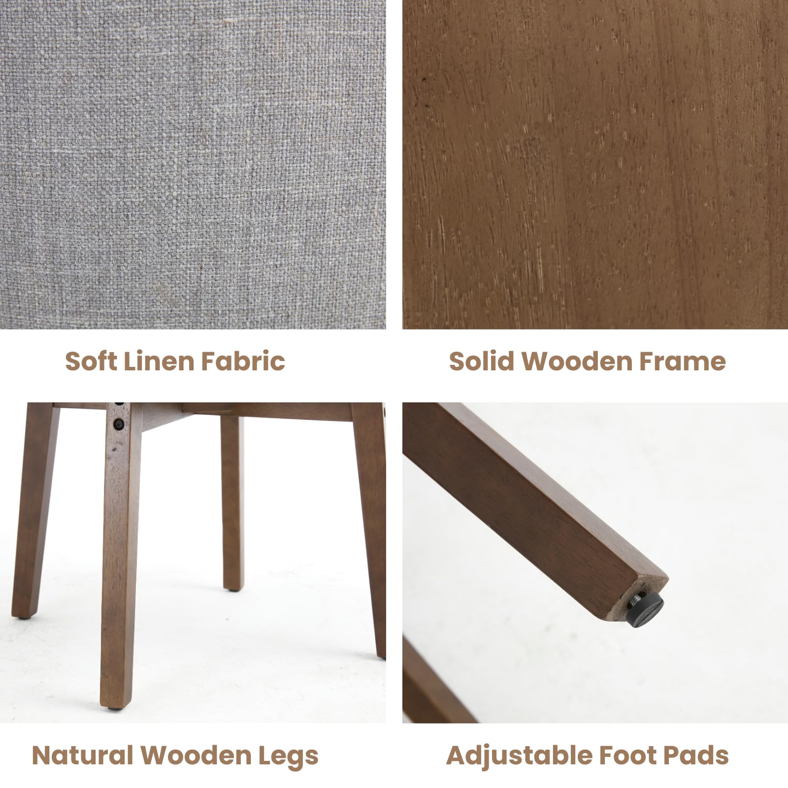 EALSON Barrel Dining Chairs Set of 2 - 10075DC